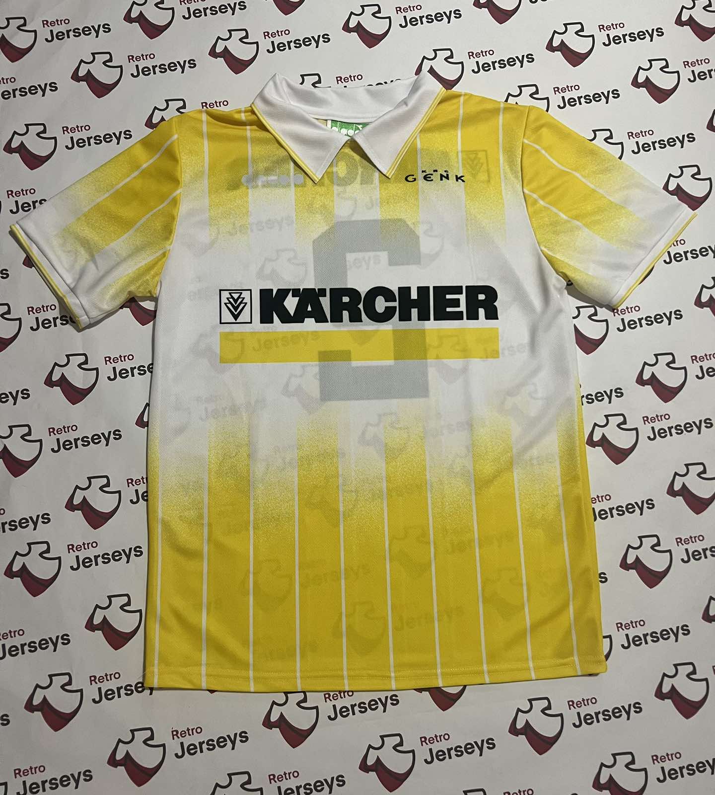 KRC Genk Shirt 1993-1994 Away - Retro Jerseys, KRC Genk Retro Shirt