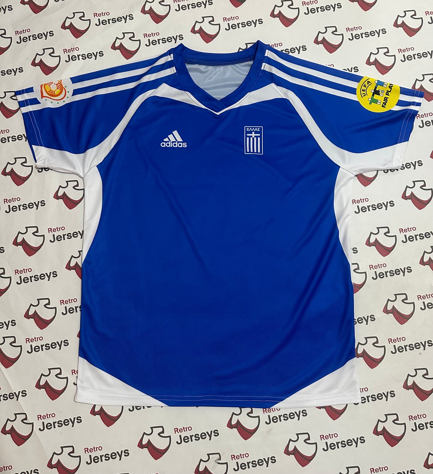 Greece National Shirt 2004 Home - Retro Jerseys, φανέλα Γρεεκε