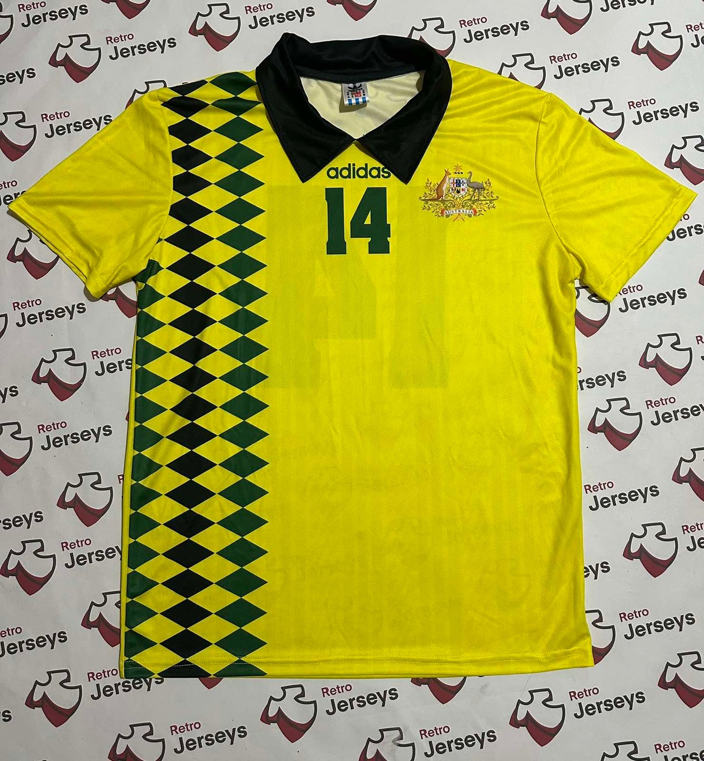 Australia National Shirt 1995 Home - Retro Jerseys, Australia National Jersey