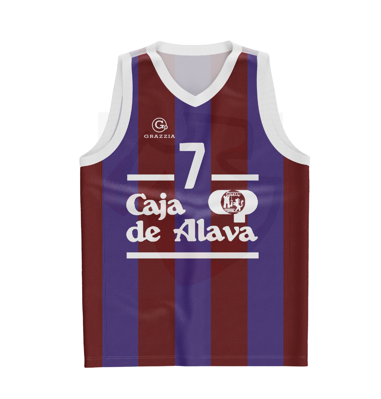 Baskonia Basketball Shirt 1986-1987 Home - Retro Jerseys, Camiseta Baskonia Baloncesto