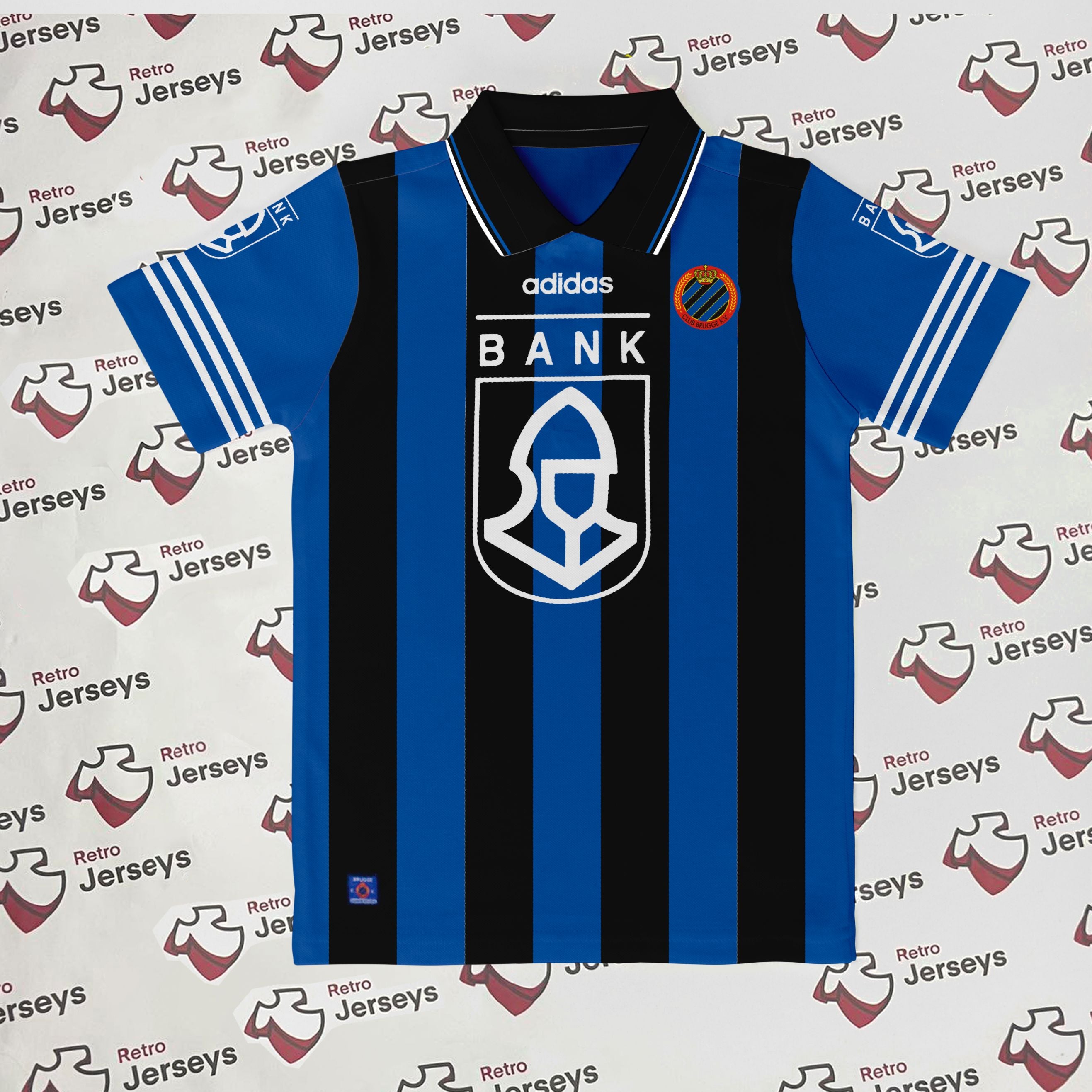 Club Brugge Shirt 1996-1997 Home Retro Jerseys, Club Brugge Retro Sh