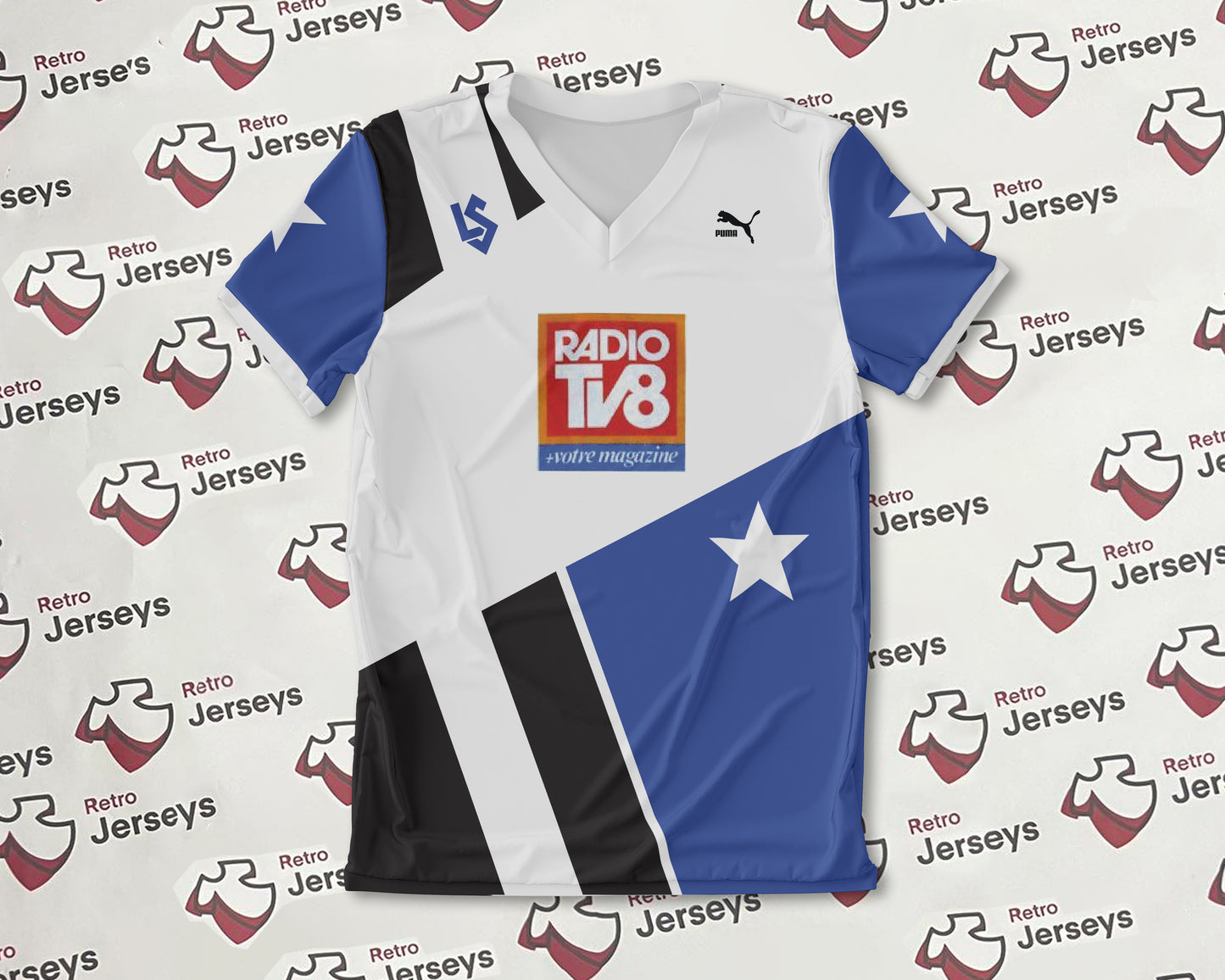 FC Lausanne-Sport Shirt 1990-1991 Home - Retro Jerseys, FC Lausanne-Sport Trikot