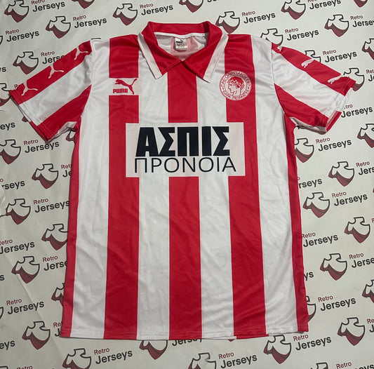 Olympiacos Piraeus Shirt 1997-1998 Home - Retro Jerseys, φανέλα Ολυμπιακός