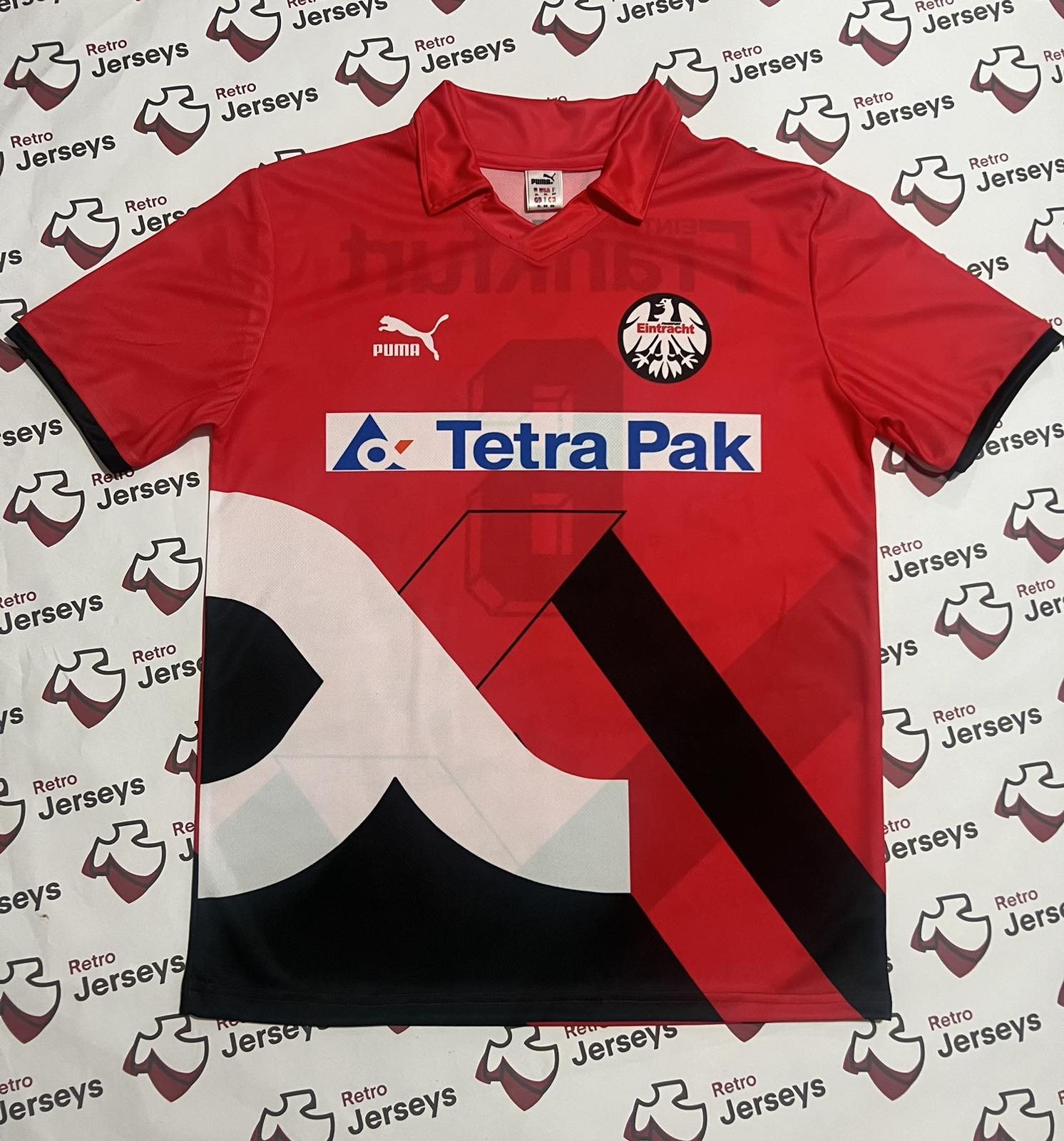 Eintracht Frankfurt Shirt 1993-1994 Home Retro Jersey, Eintracht