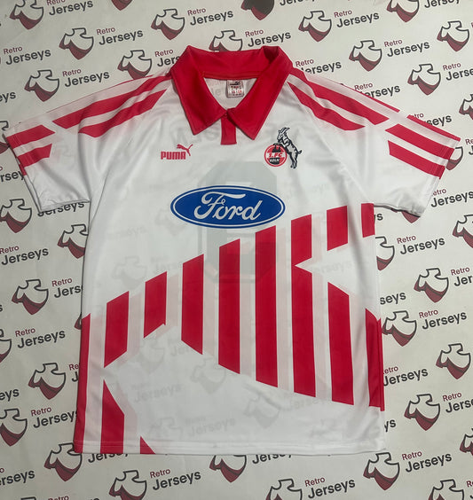 FC Köln Shirt 1994-1995 Home - Retro Jersey, FC Köln trikot, FC Köln Retro Trikot