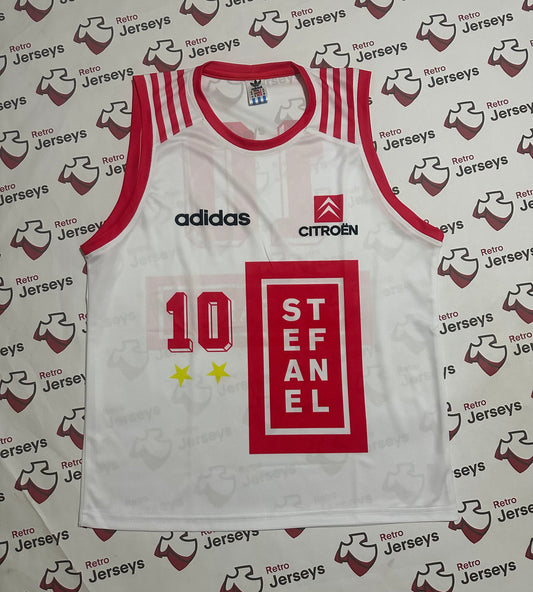 Olimpia Milano Basketball Shirt 1995-1996 Away - Retro Jerseys, Maglia Basket dell'Olimpia Milano