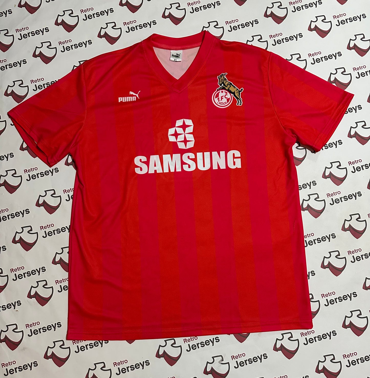 FC Köln Shirt 1989-1990 Away - Retro Jersey, FC Köln trikot, FC Köln Retro Trikot
