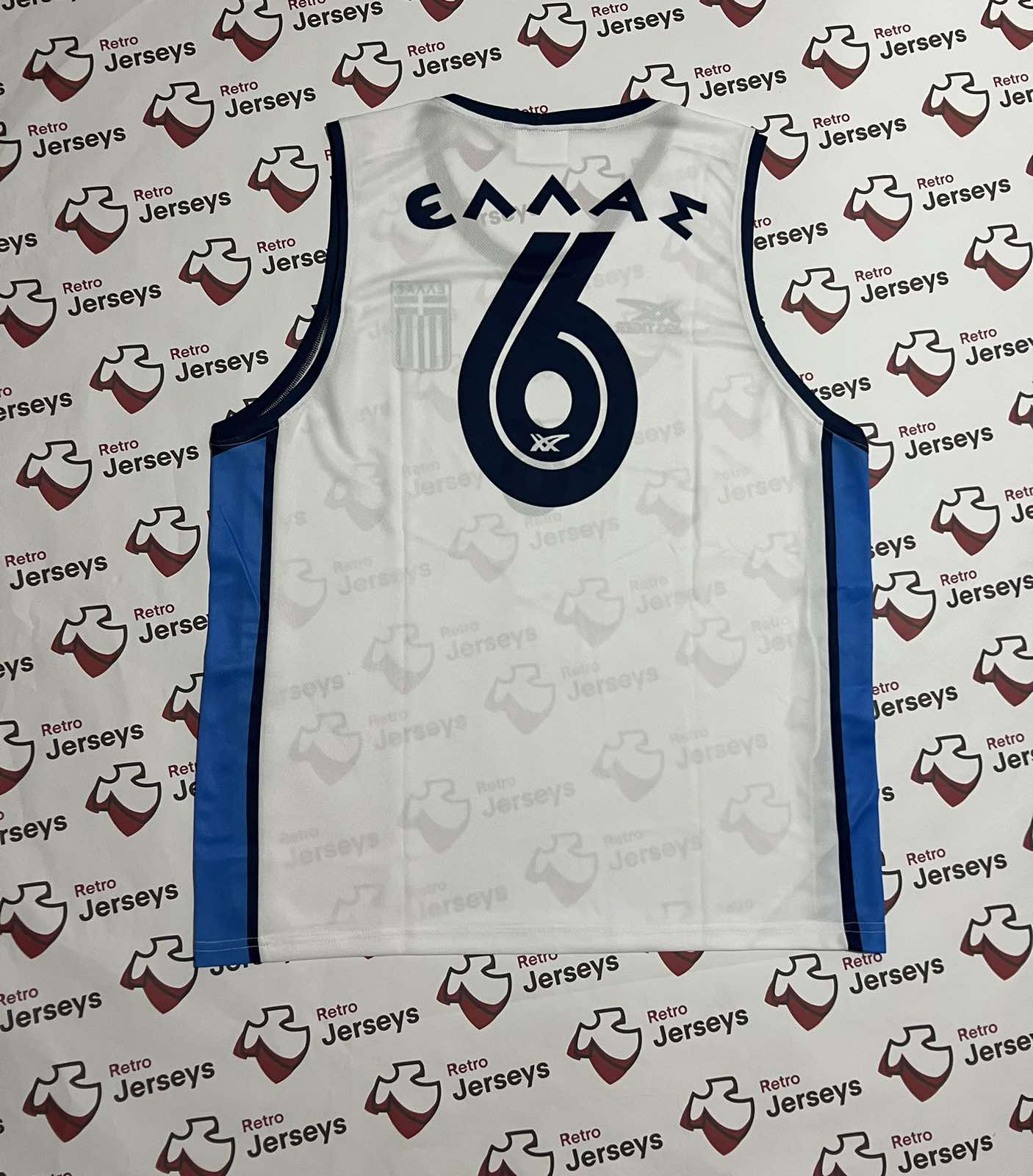 Greece Basketball National Shirt 1987 Home - Retro Jerseys, φανέλα Μπάσκετ Γρεεκε - Retro Jerseys