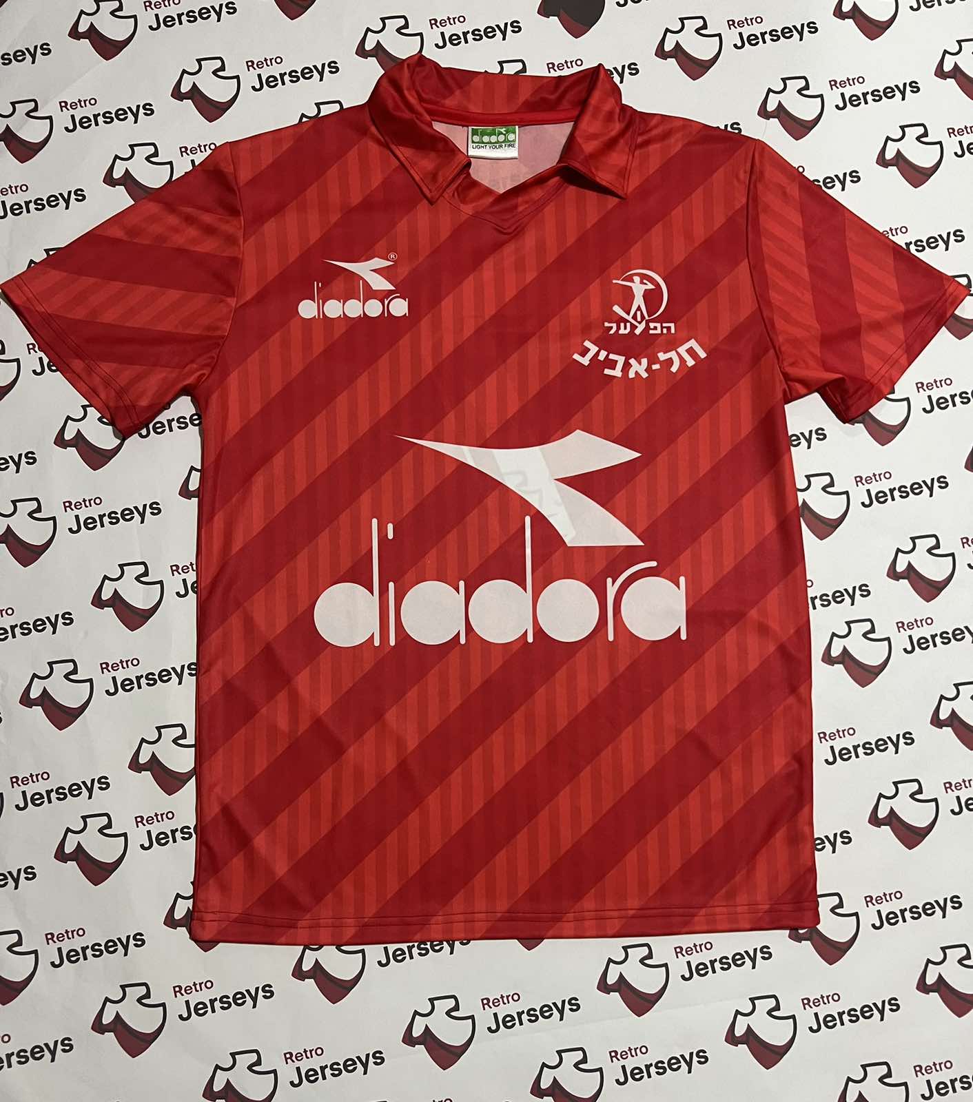 Hapoel Tel Aviv Shirt 1994-1995 Home - Retro Jerseys, חולצה של הפועל תל אביב - Retro Jerseys