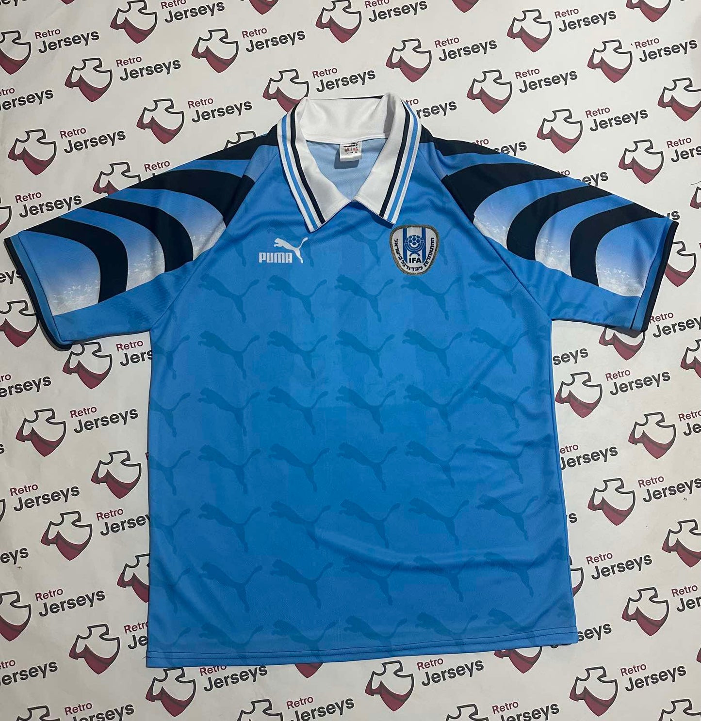 Israel National Shirt 1996 Home - Retro Jerseys, חולצה של ישראל