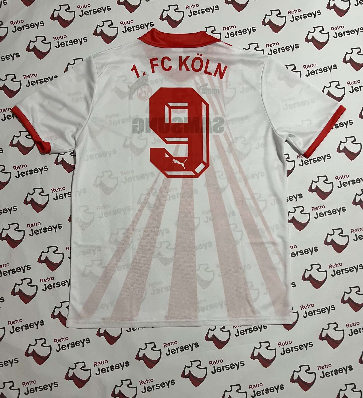 FC Köln Shirt 1990-1991 Home - Retro Jersey, FC Köln trikot, FC Köln Retro Trikot