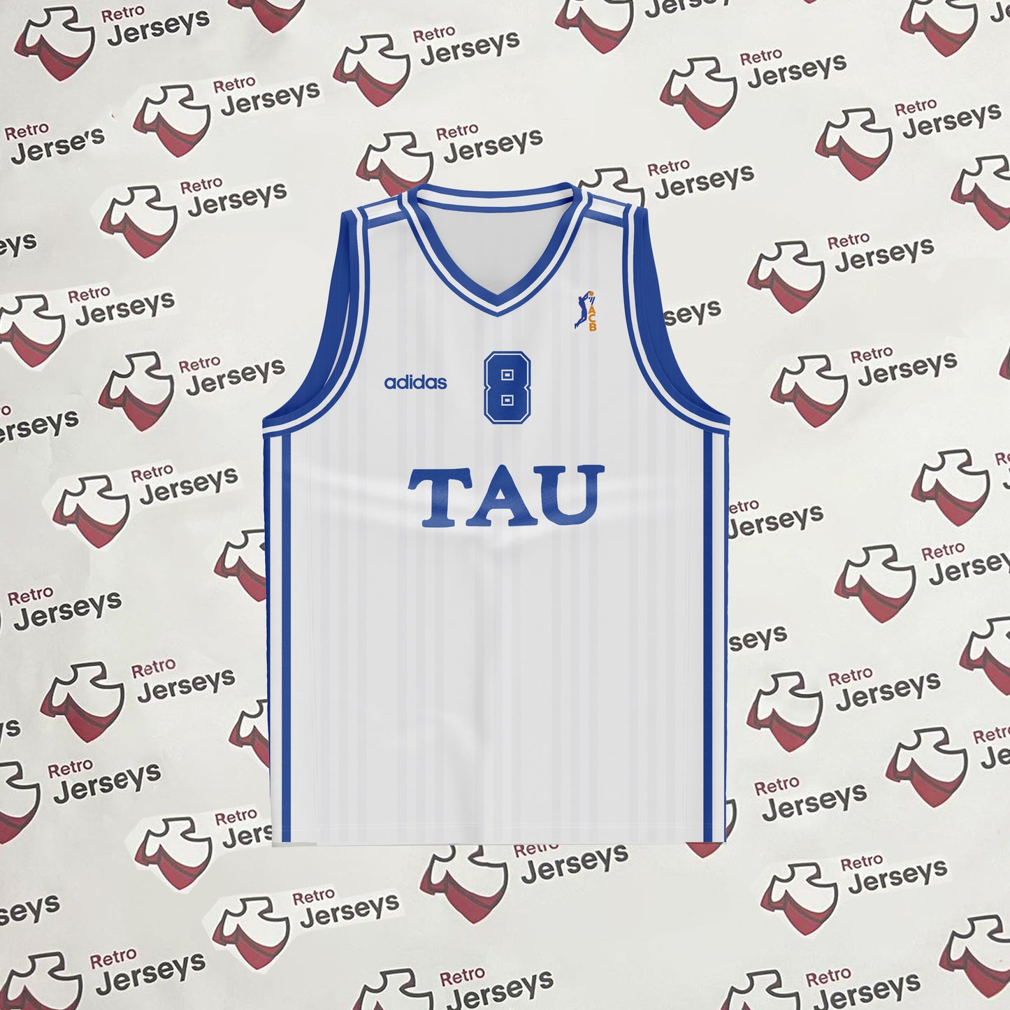 Baskonia Basketball Shirt 1998-1999 Home - Retro Jerseys, Camiseta Baskonia Baloncesto