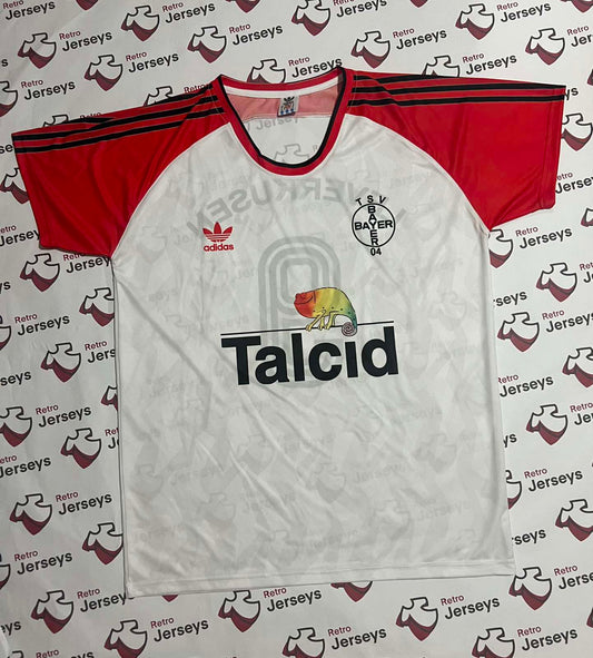 Bayer 04 Leverkusen Shirt 1992-1993 Away - Retro Jersey, Bayer Leverkusen trikot - Retro Jerseys