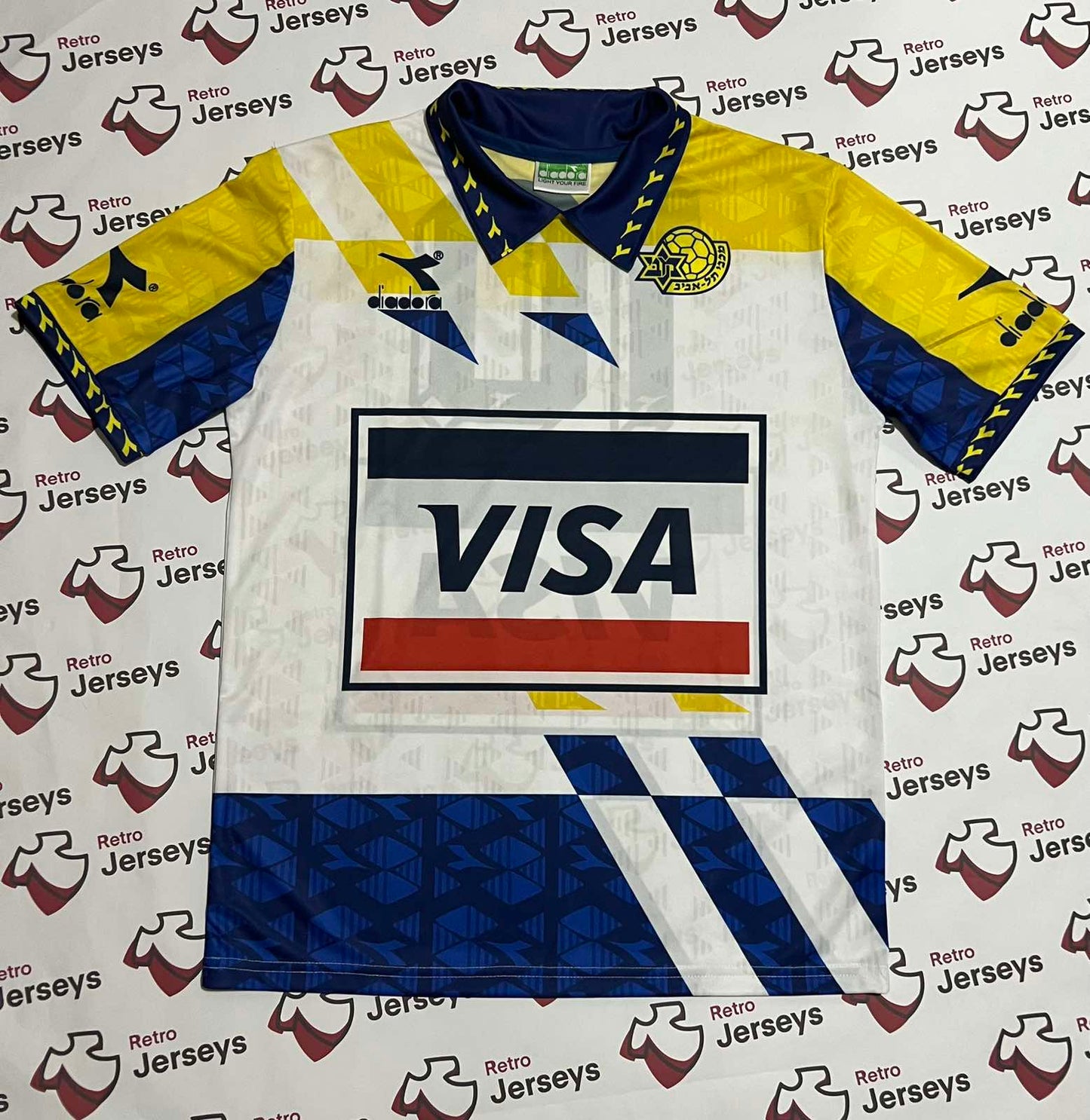 Maccabi Tel Aviv Shirt 1993-1994 Third - Retro Jerseys, חולצה של מכבי תל אביב