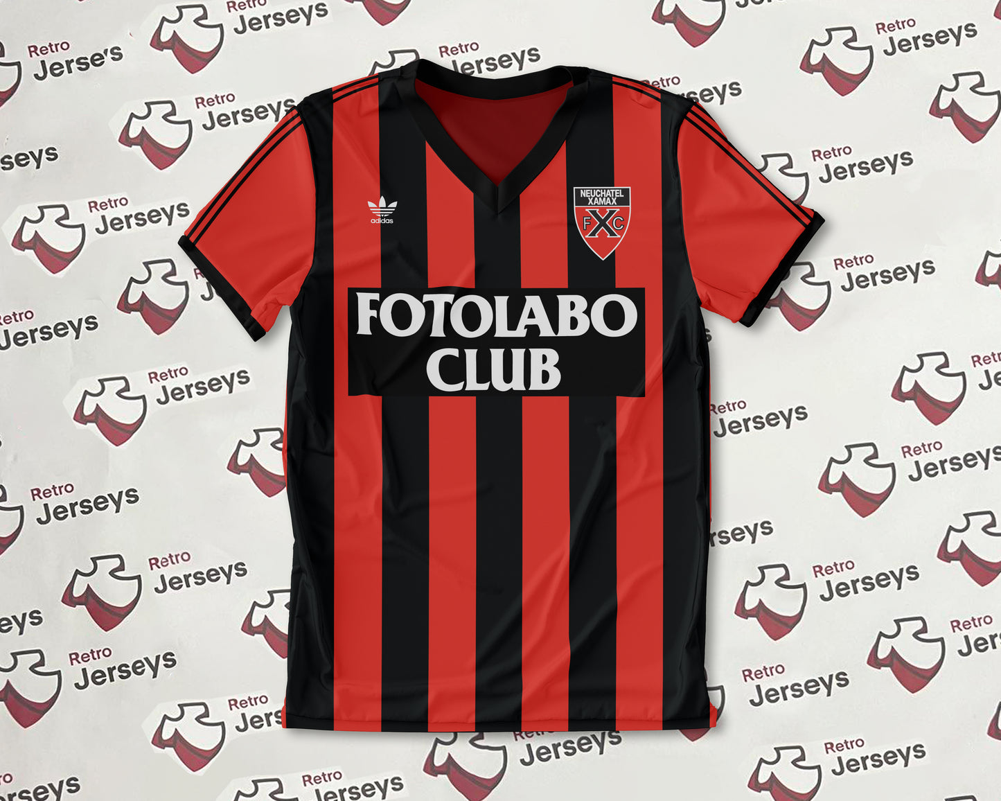 Neuchâtel Xamax FC Shirt 1990-1991 Home - Retro Jerseys, Neuchâtel Xamax FC Trikot