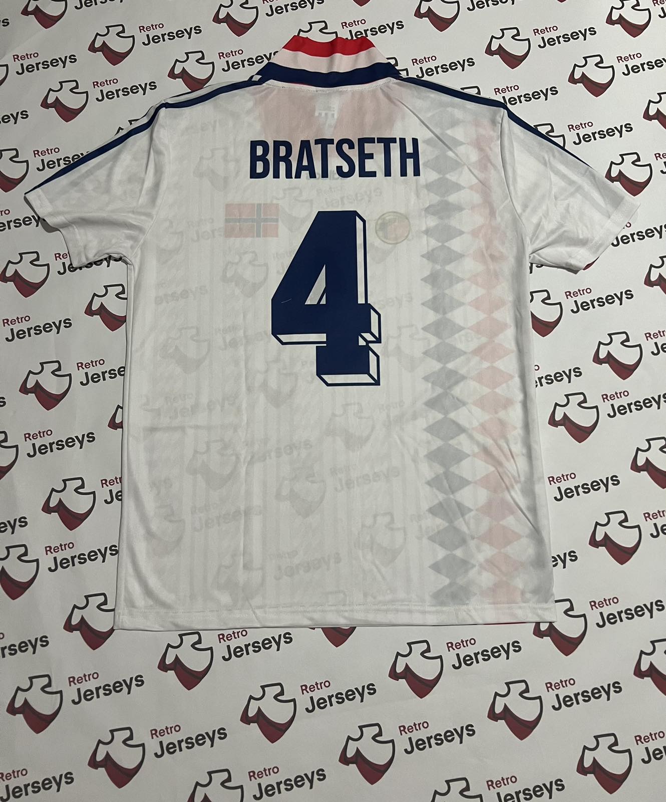 Norway National Shirt 1994 Away - Retro Jerseys, Norges trøye nasjonal
