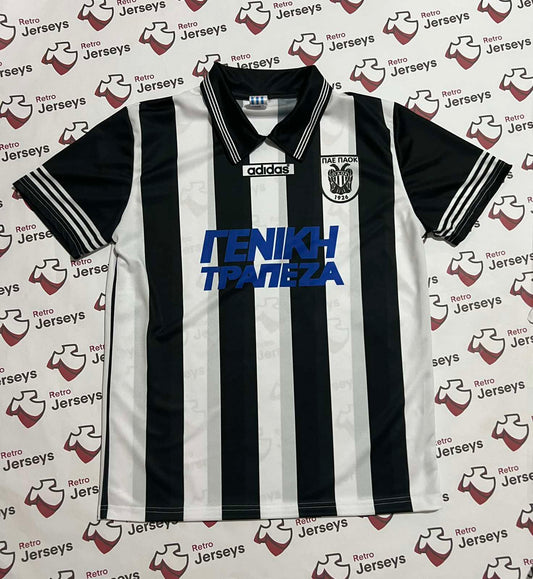 PAOK FC Shirt 1997-1998 Home - Retro Jerseys, φανέλα ΠΑΟΚ
