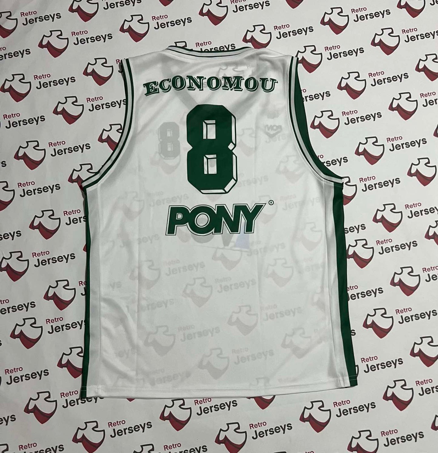 Panathinaikos Basketball Shirt 1997-1998 Home - Retro Jerseys, φανέλα Μπάσκετ Παναθηναϊκός