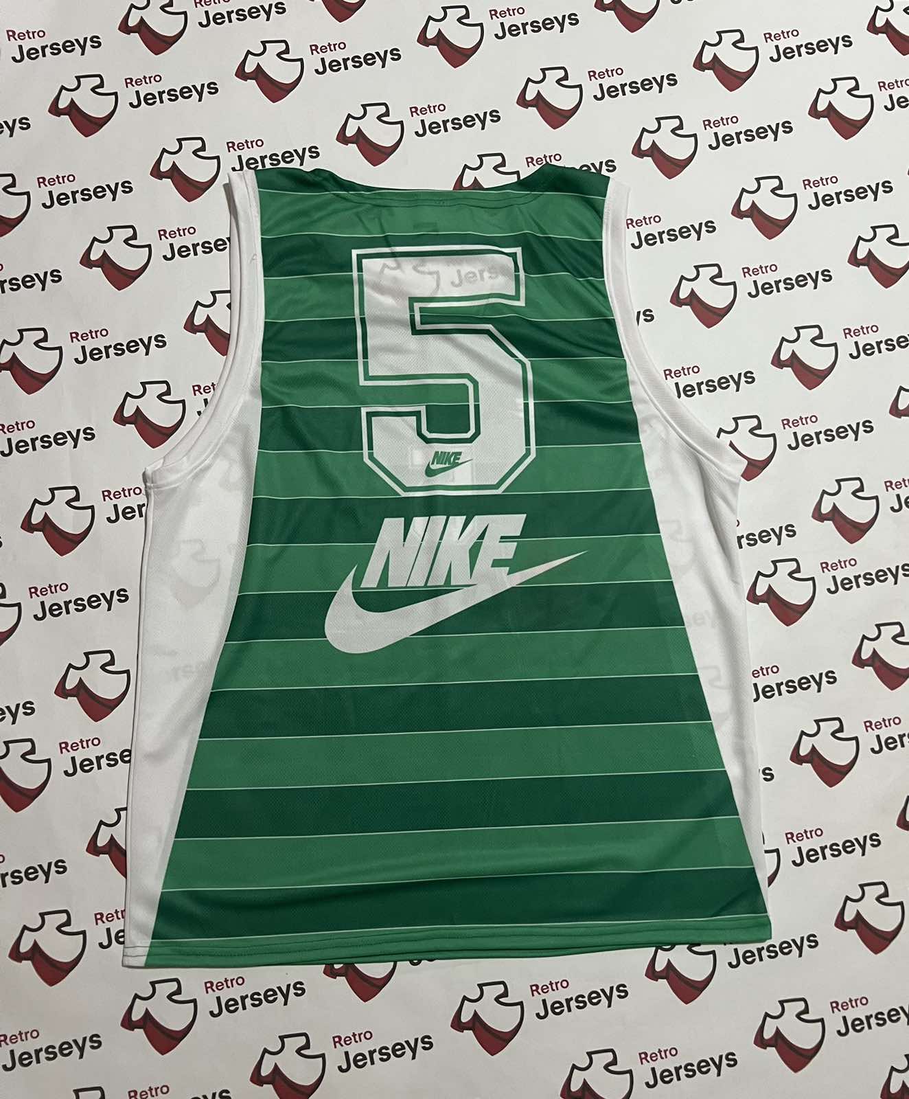 Panathinaikos Basketball Shirt 1986 Home - Retro Jerseys, φανέλα Μπάσκετ Παναθηναϊκός