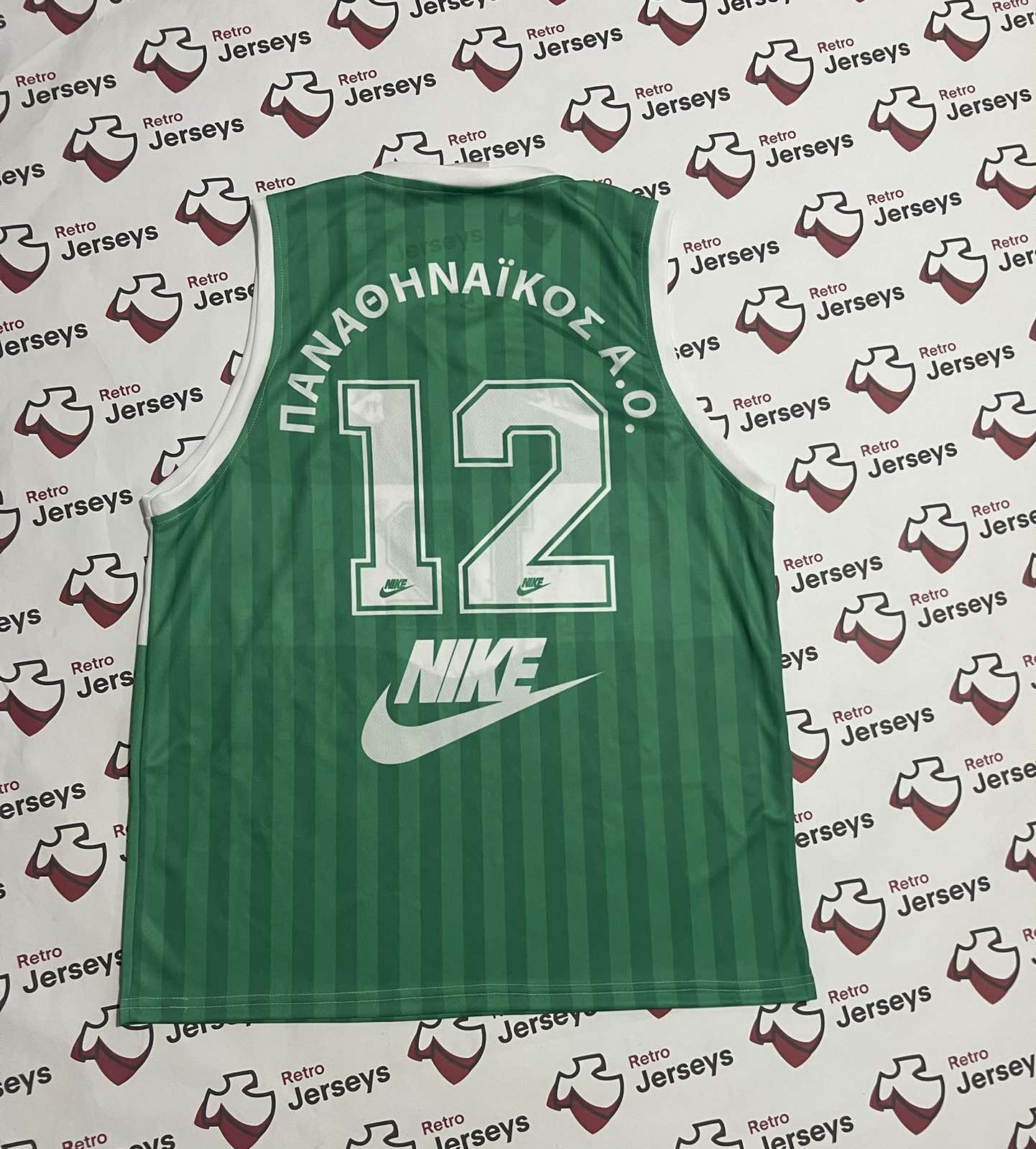 Panathinaikos Basketball Shirt 1991-1992 Home - Retro Jerseys, φανέλα Μπάσκετ Παναθηναϊκός