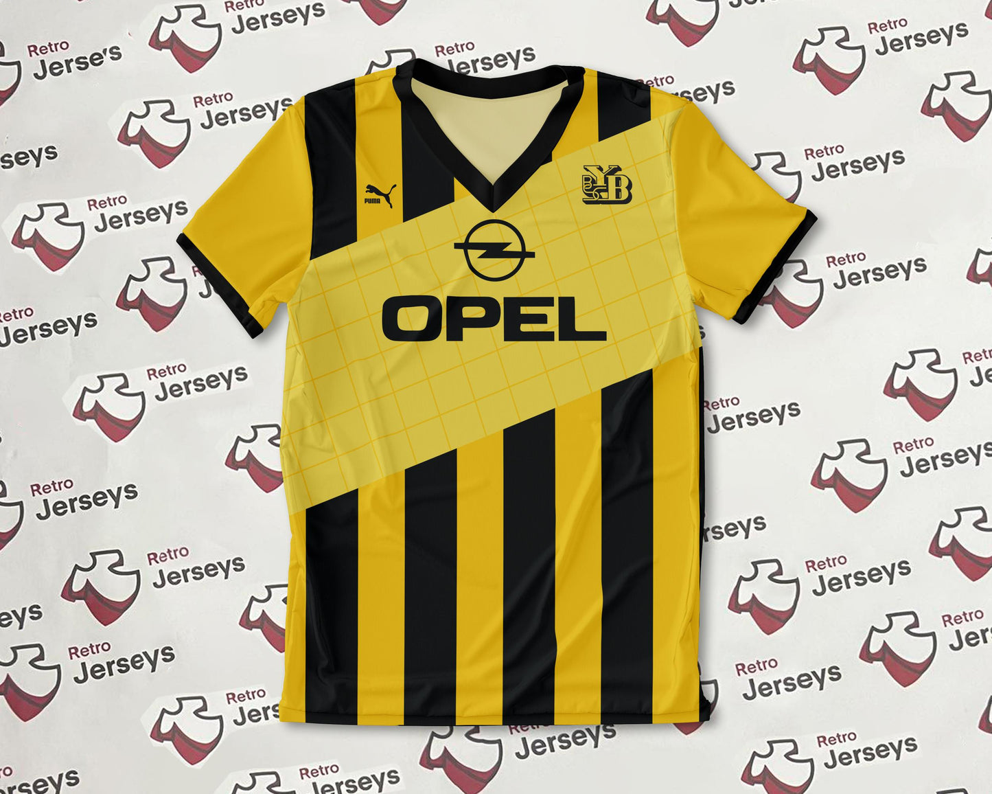 BSC Young Boys Shirt 1990-1991 Home - Retro Jerseys, BSC Young Boys Trikot