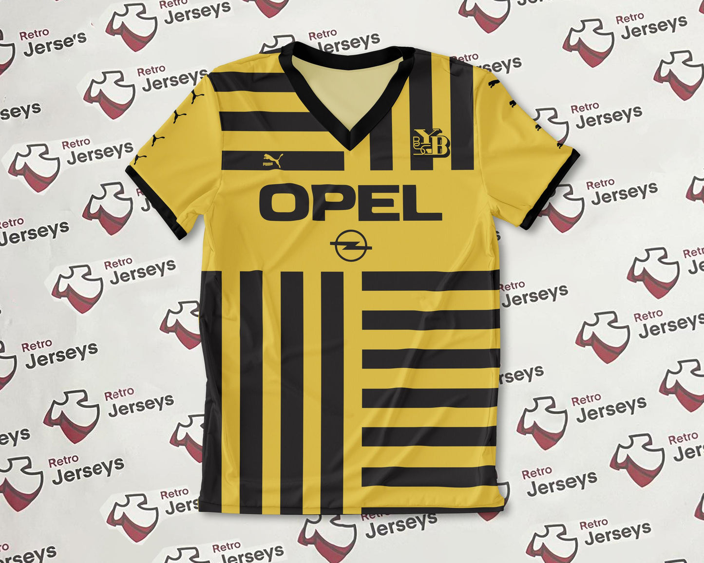BSC Young Boys Shirt 1988-1990 Home - Retro Jerseys, BSC Young Boys Trikot