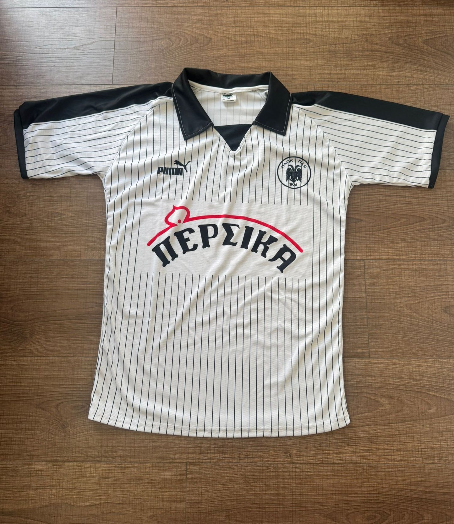 PAOK Thessaloniki Shirt 1984-1985 Home - Retro Jerseys, φανέλα ΠΑΟΚ
