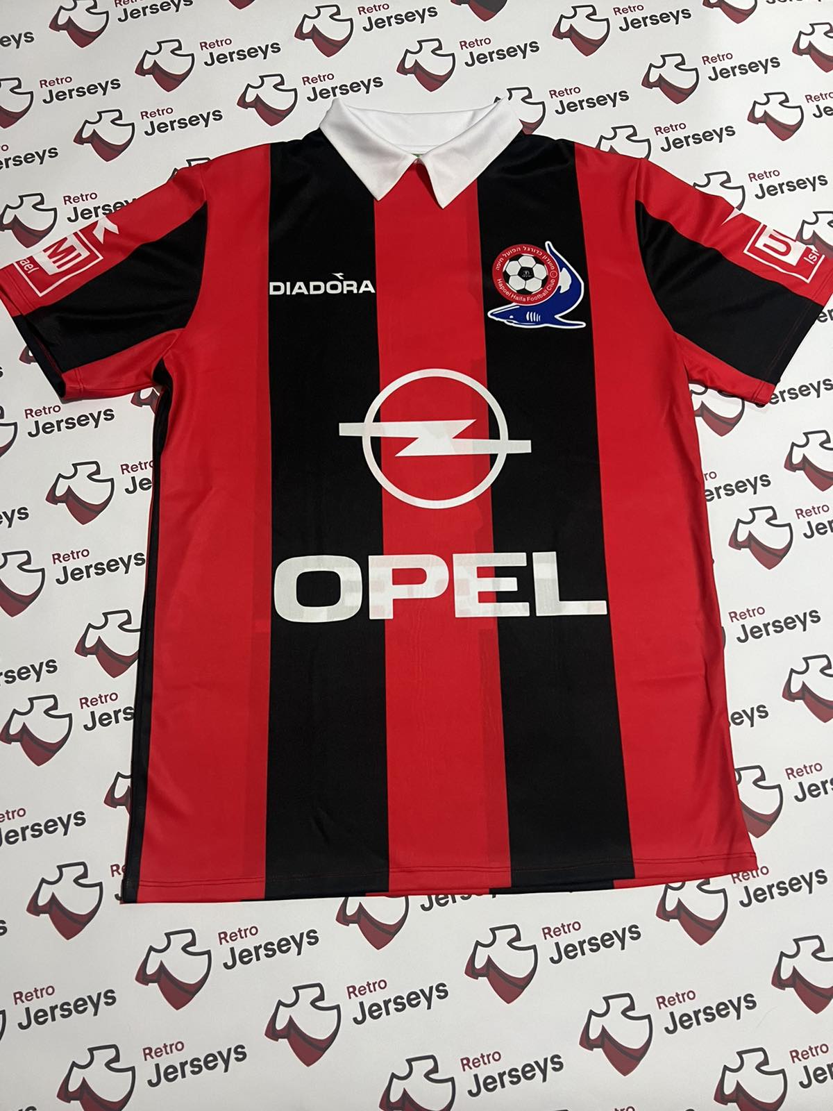 Hapoel Haifa 1995-1996 Home - Retro Jerseys, , חולצה של הפועל חיפה - Retro Jerseys