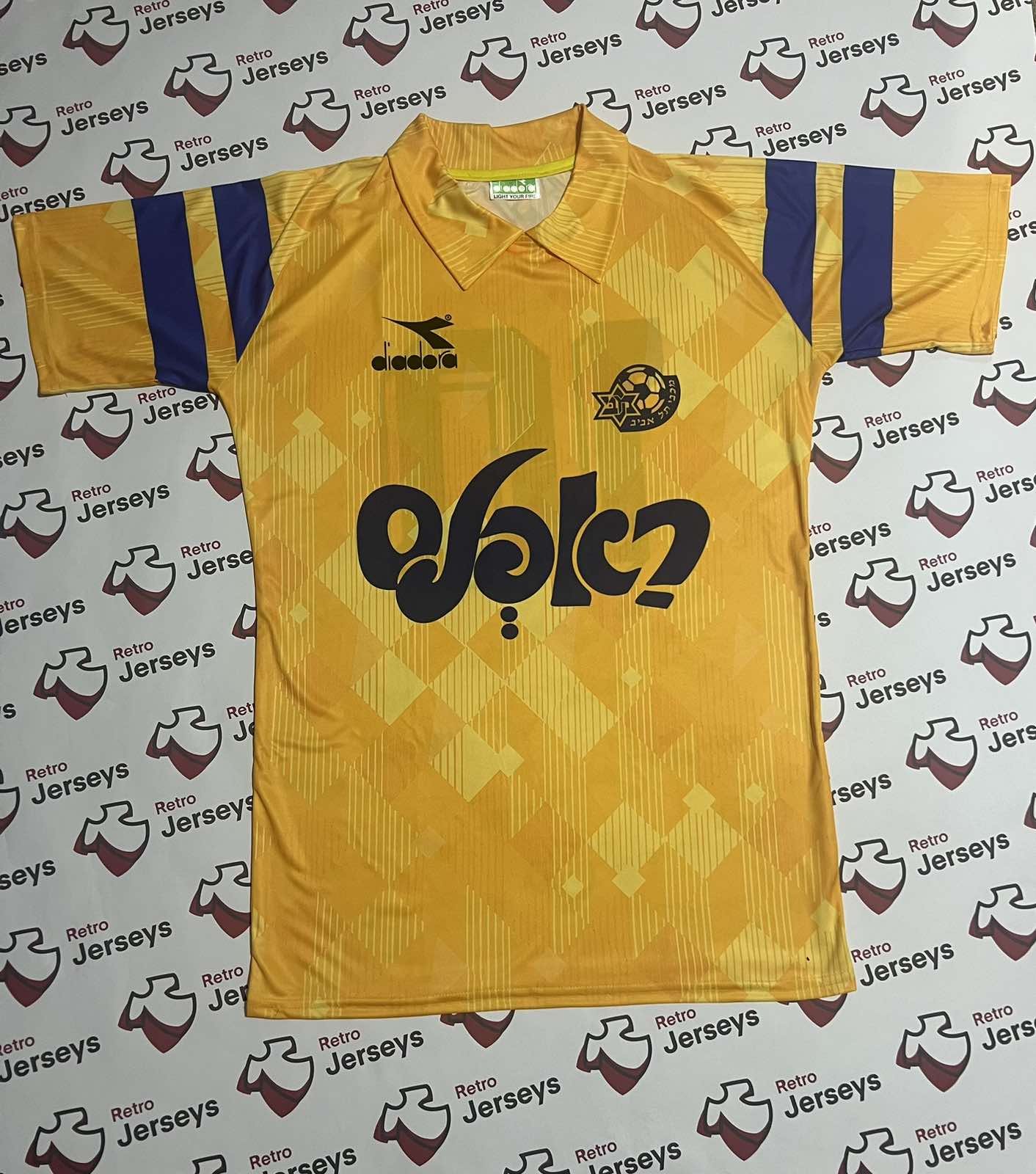 Maccabi Tel-Aviv 1992-1993 Home - Retro Jerseys, חולצה של מכבי תל אביב - Retro Jerseys