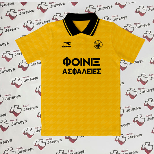 AEK Athens Shirt 1991-1992 Home - Retro Jerseys, φανέλα αεκ - Retro Jerseys