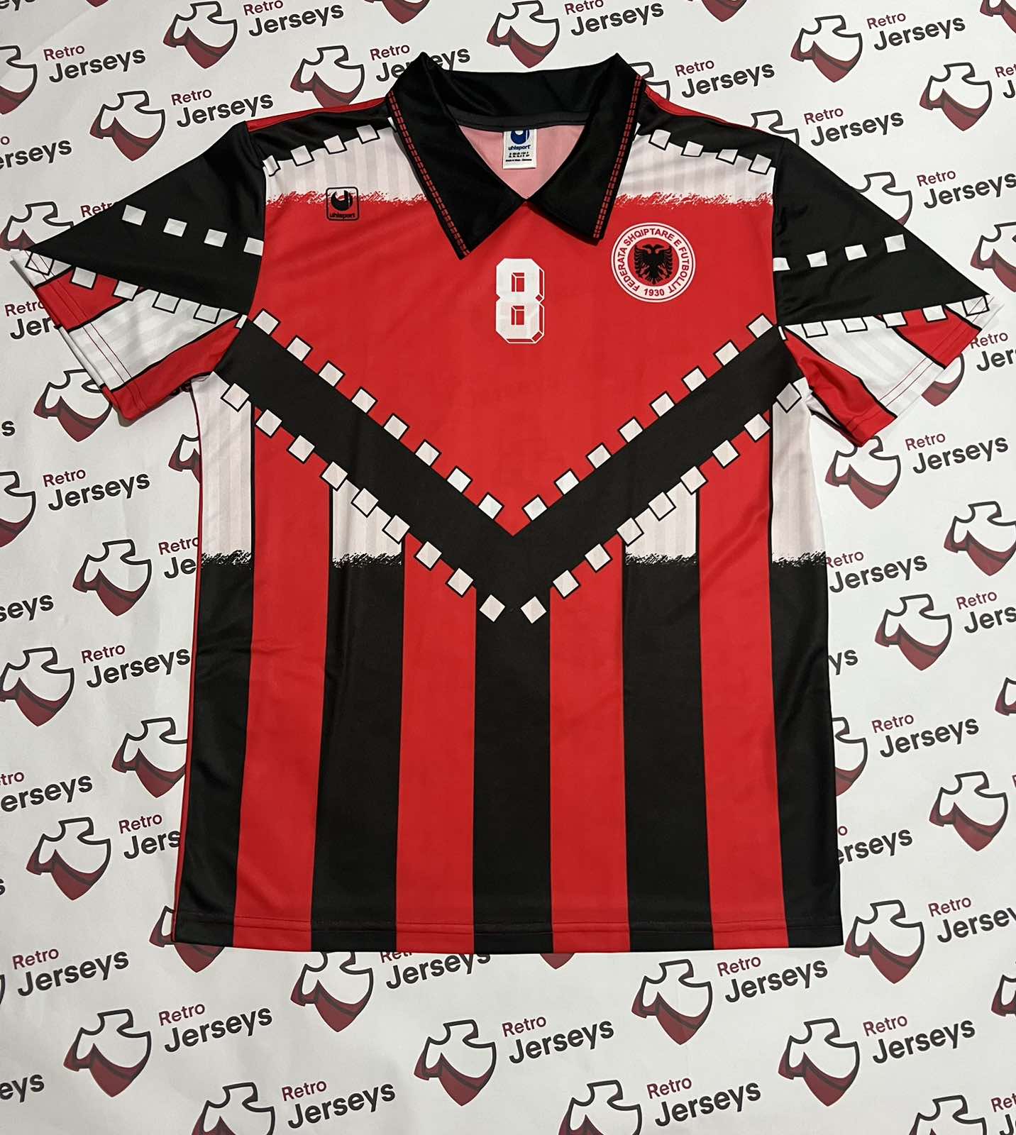 Albania National Shirt 1994 Home - Retro Jerseys, Fanella Shqipërisë - Retro Jerseys