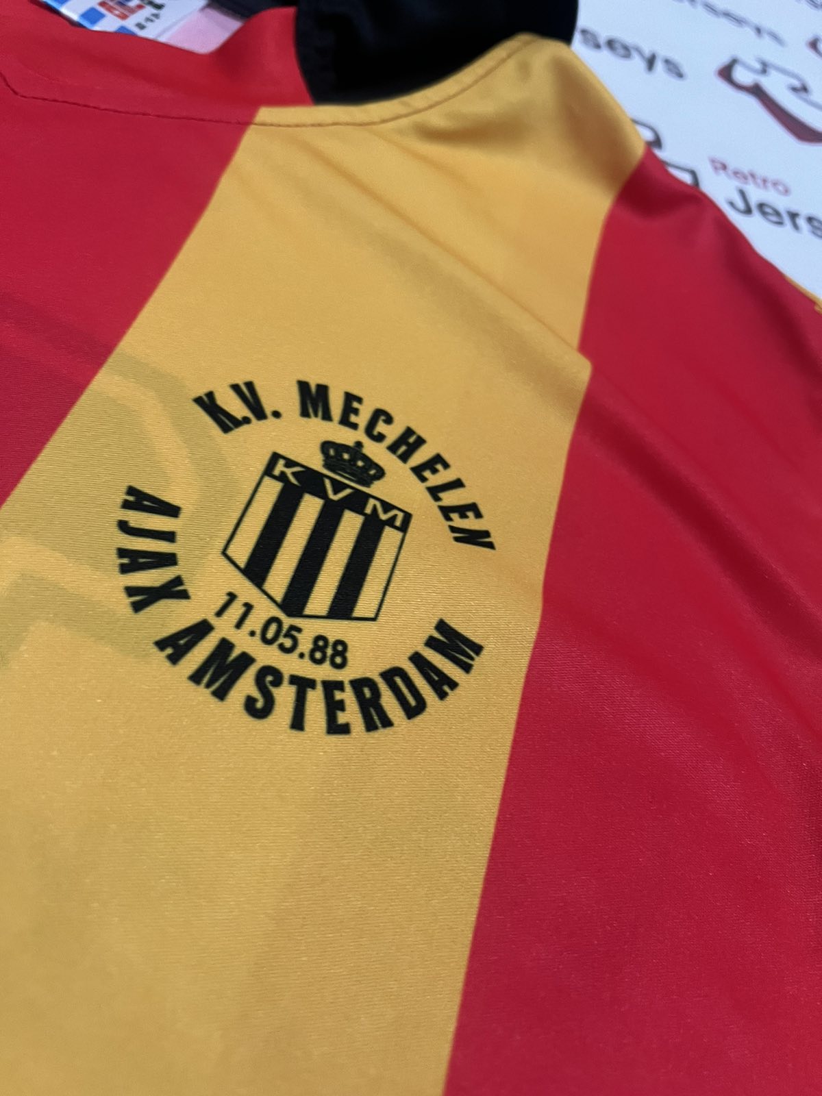 KV Mechelen UEFA Cup Final Shirt 1988 - Retro Jerseys, KV Mechelen Retro Shirt - Retro Jerseys