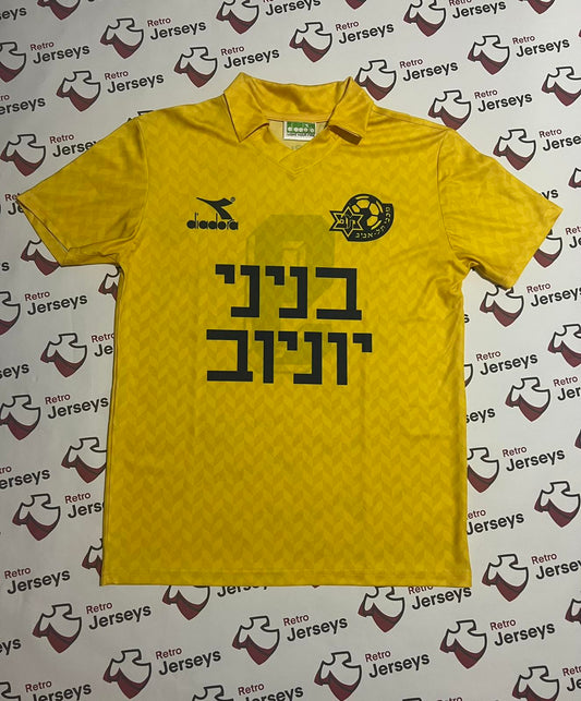 Maccabi Tel Aviv Shirt 1991-1992 Home - Retro Jerseys, חולצה של מכבי תל אביב - Retro Jerseys