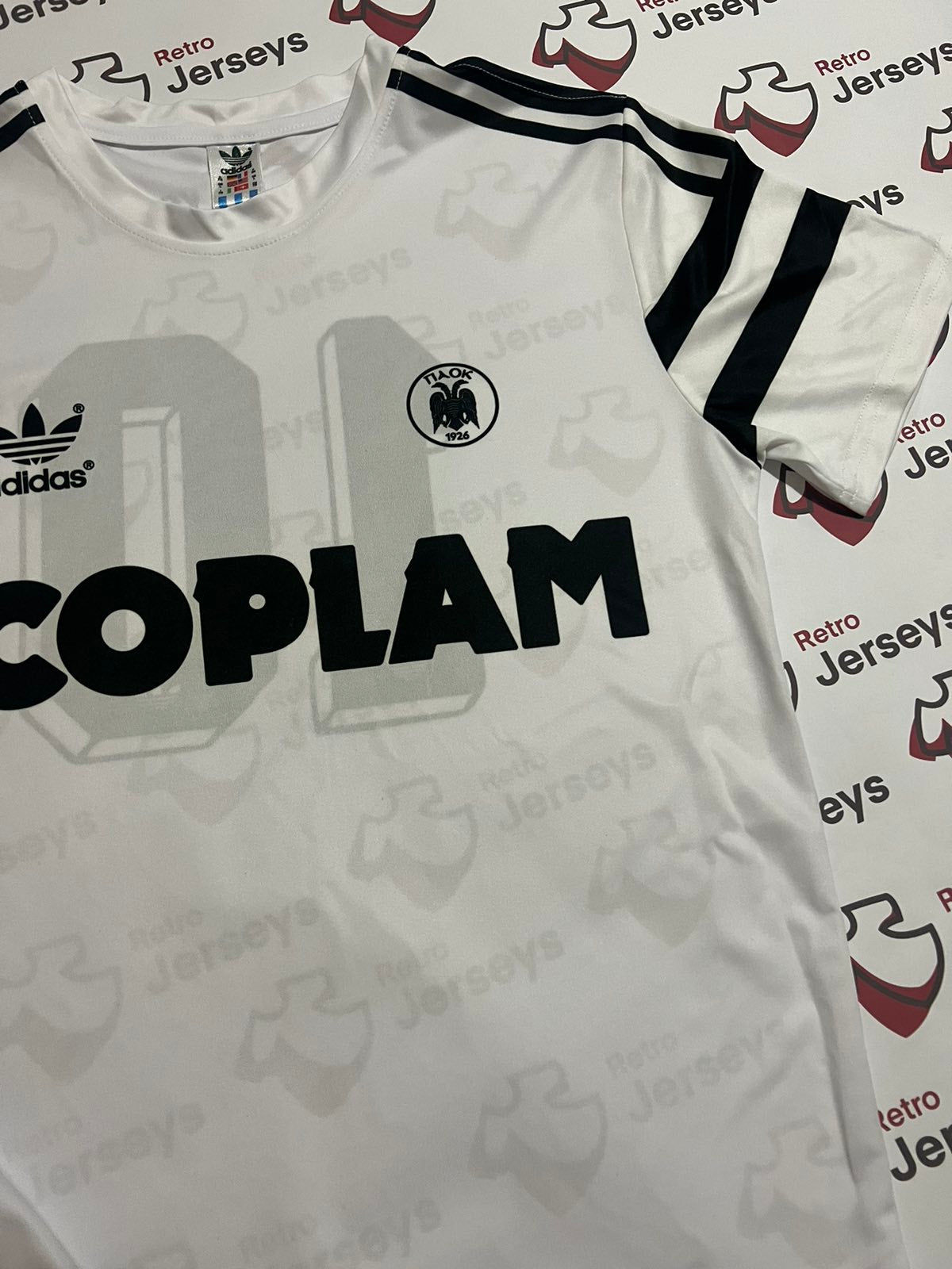 PAOK Thessaloniki Shirt 1991-1992 Home - Retro Jerseys, φανέλα ΠΑΟΚ