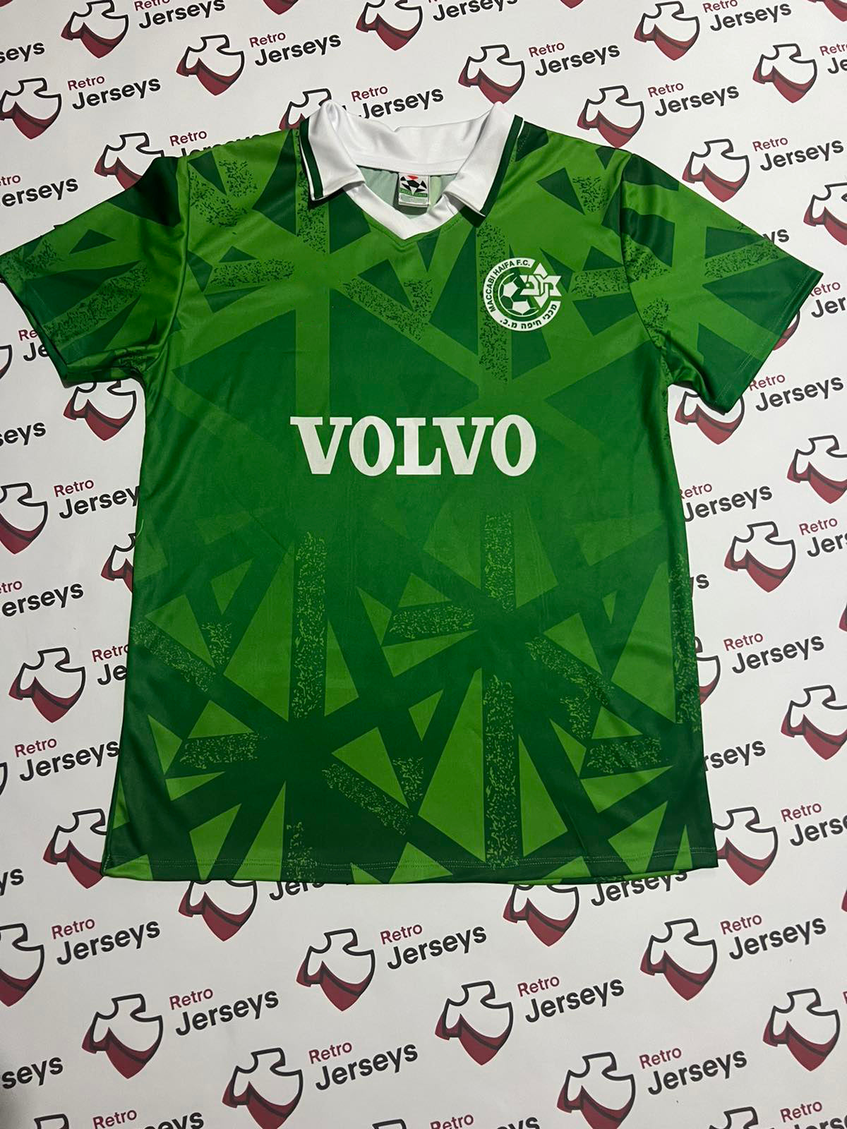 Maccabi Haifa Shirt 1995-1996 Home - Retro Jerseys, חולצה של מכבי חיפה
