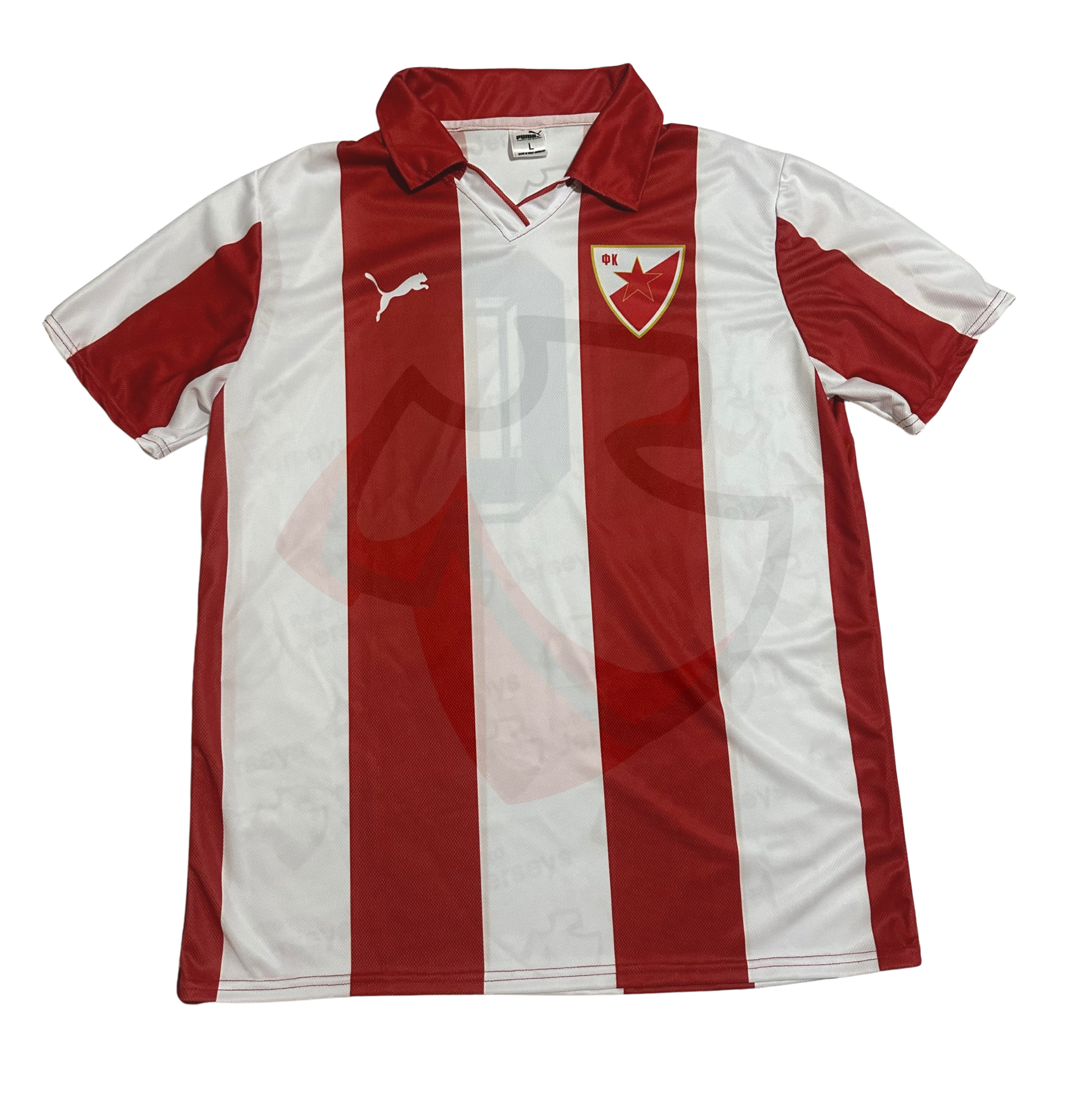 FC Red Star 1990-1991 Home - Retro Jerseys, FK Crvena Zvezda , Red Sta