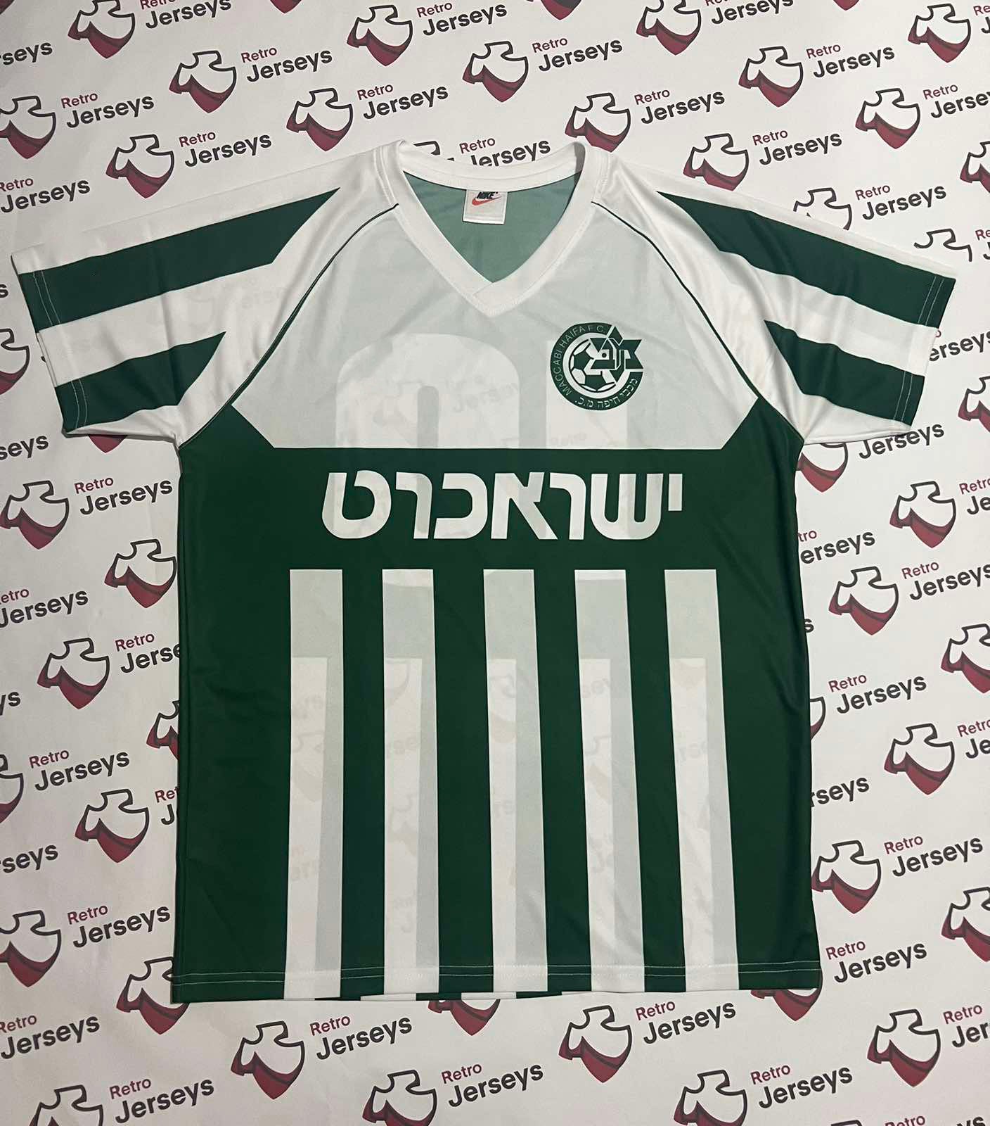 Maccabi Haifa Shirt 1996-1997 Home - Retro Jerseys, חולצה של מכבי חיפה