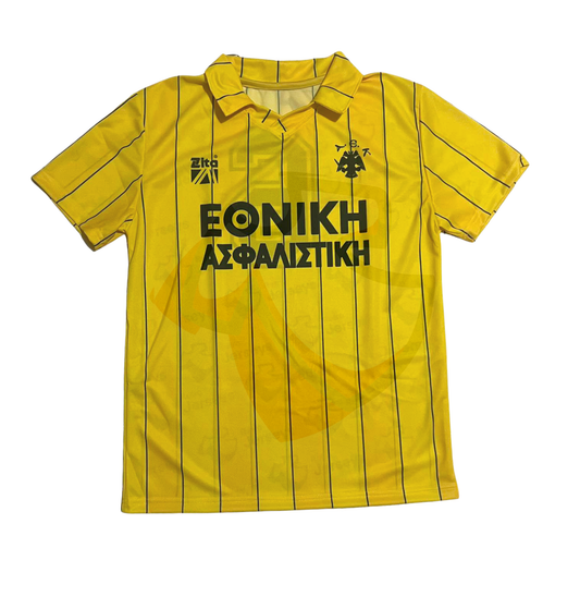 AEK Athens Shirt 1987-1988 Home - Retro Jerseys, φανέλα αεκ