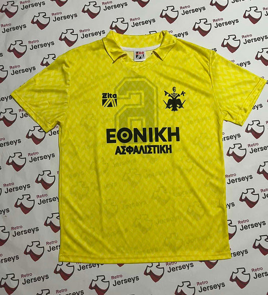 AEK Athens Shirt 1988-1989 Home - Retro Jerseys, φανέλα αεκ