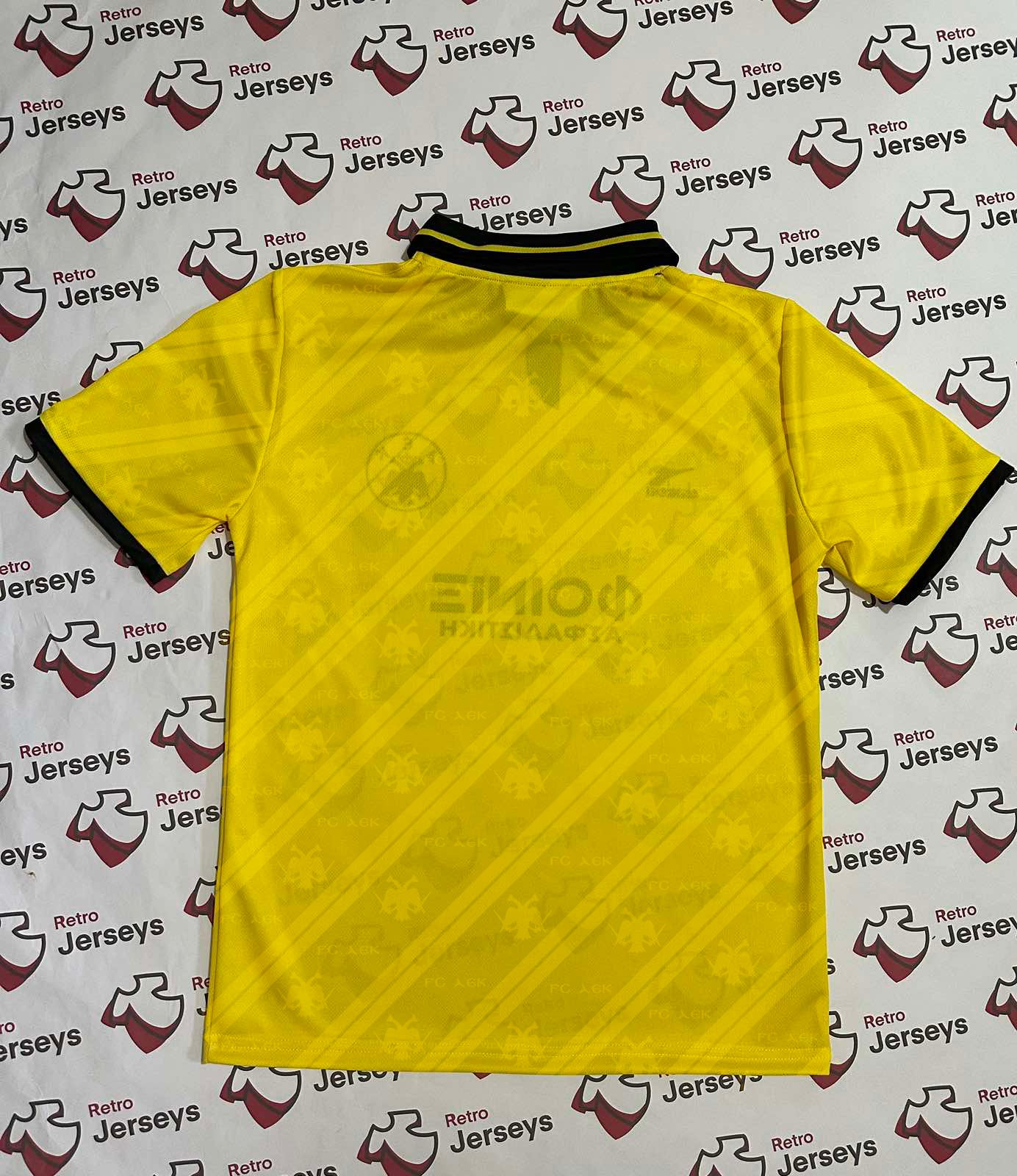 AEK Athens Shirt 1991-1992 Cup - Retro Jerseys, φανέλα αεκ