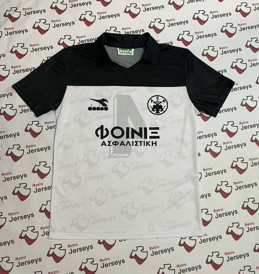 AEK Athens Shirt 1991-1992 Away - Retro Jerseys, φανέλα αεκ