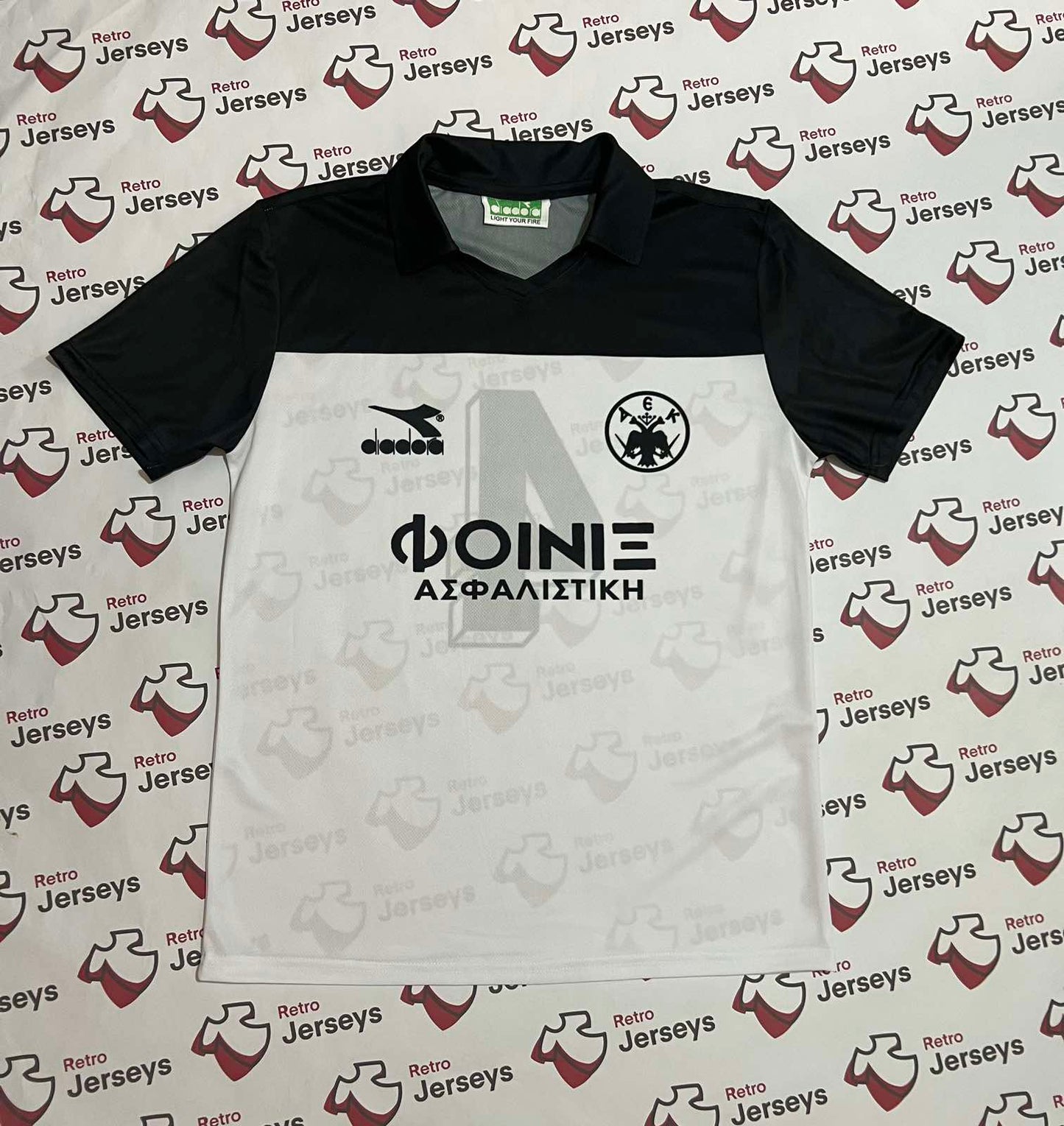 AEK Athens Shirt 1991-1992 Away - Retro Jerseys, φανέλα αεκ