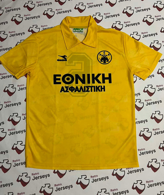 AEK Athens Shirt 1989-1990 Home - Retro Jerseys, φανέλα αεκ - Retro Jerseys
