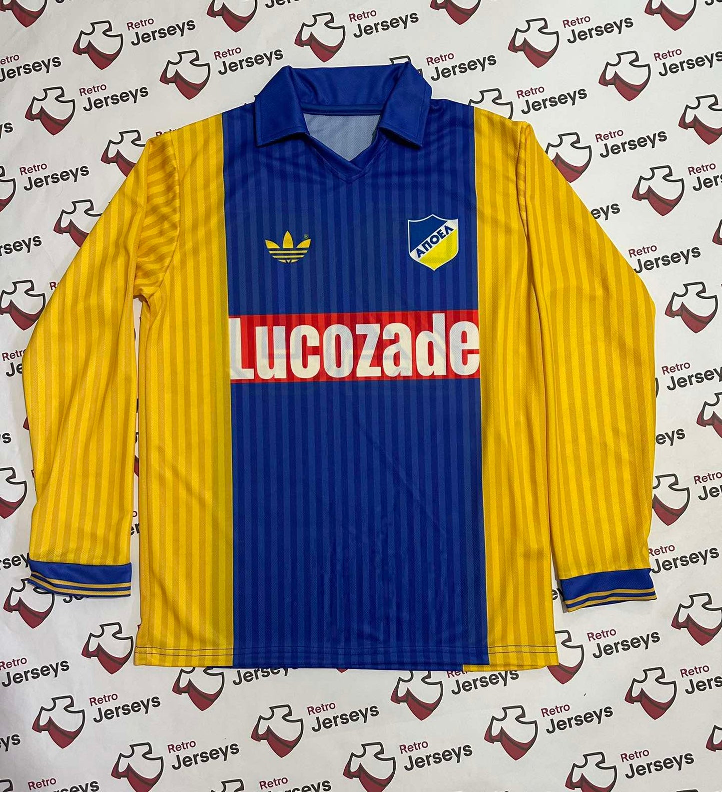 APOEL Nicosia Shirt 1989-1990 Away - Retro Jersey, φανέλα αποέλ