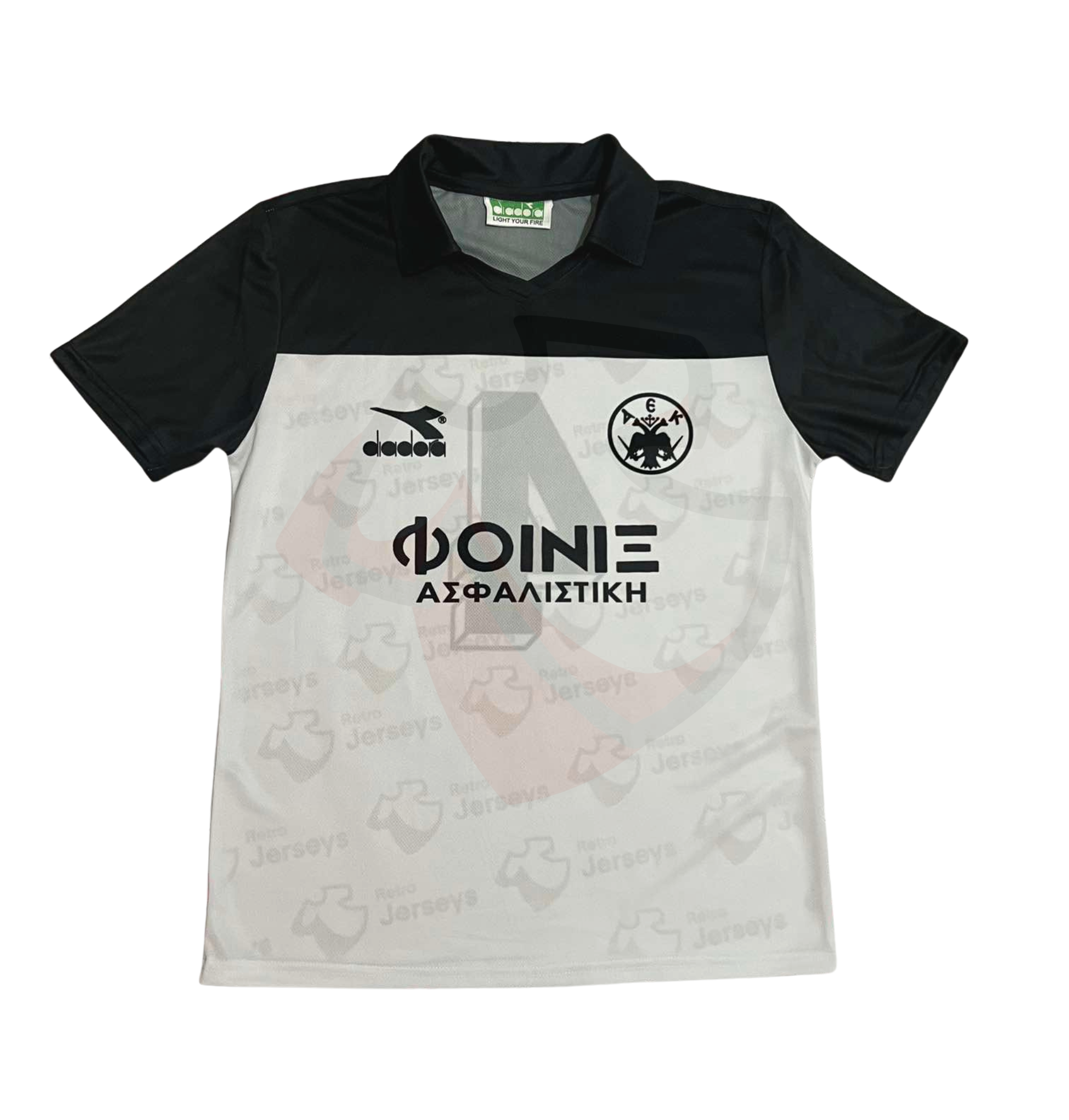 AEK Athens Shirt 1991-1992 Away - Retro Jerseys, φανέλα αεκ