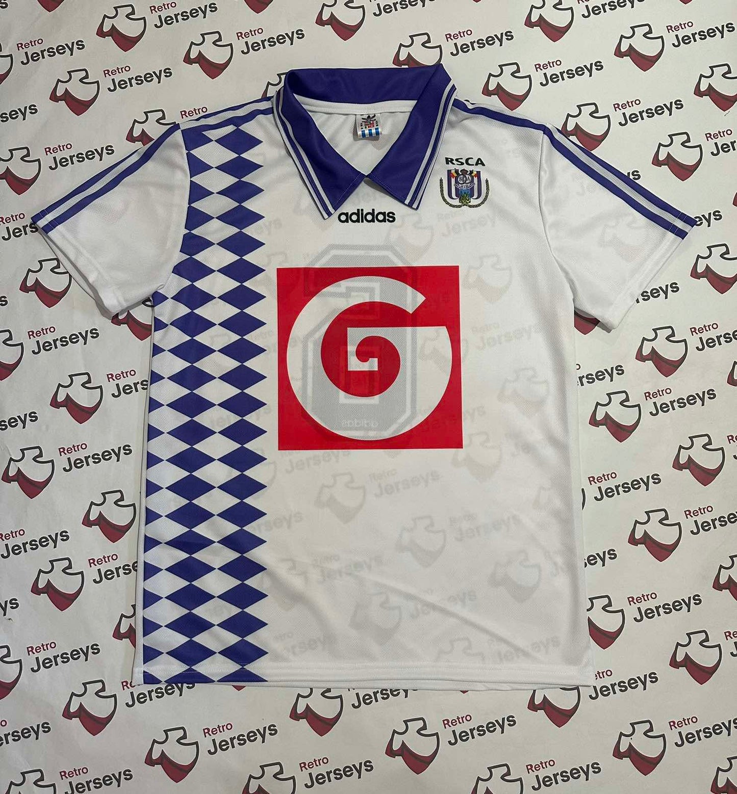 RSC Anderlecht Shirt 1995-1996 Home - Retro Jerseys, RSC Anderlecht Retro Shirt