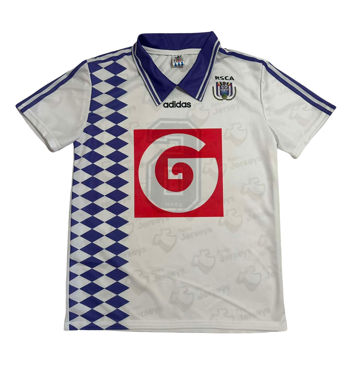 RSC Anderlecht Shirt 1995-1996 Home - Retro Jerseys, RSC Anderlecht Retro Shirt