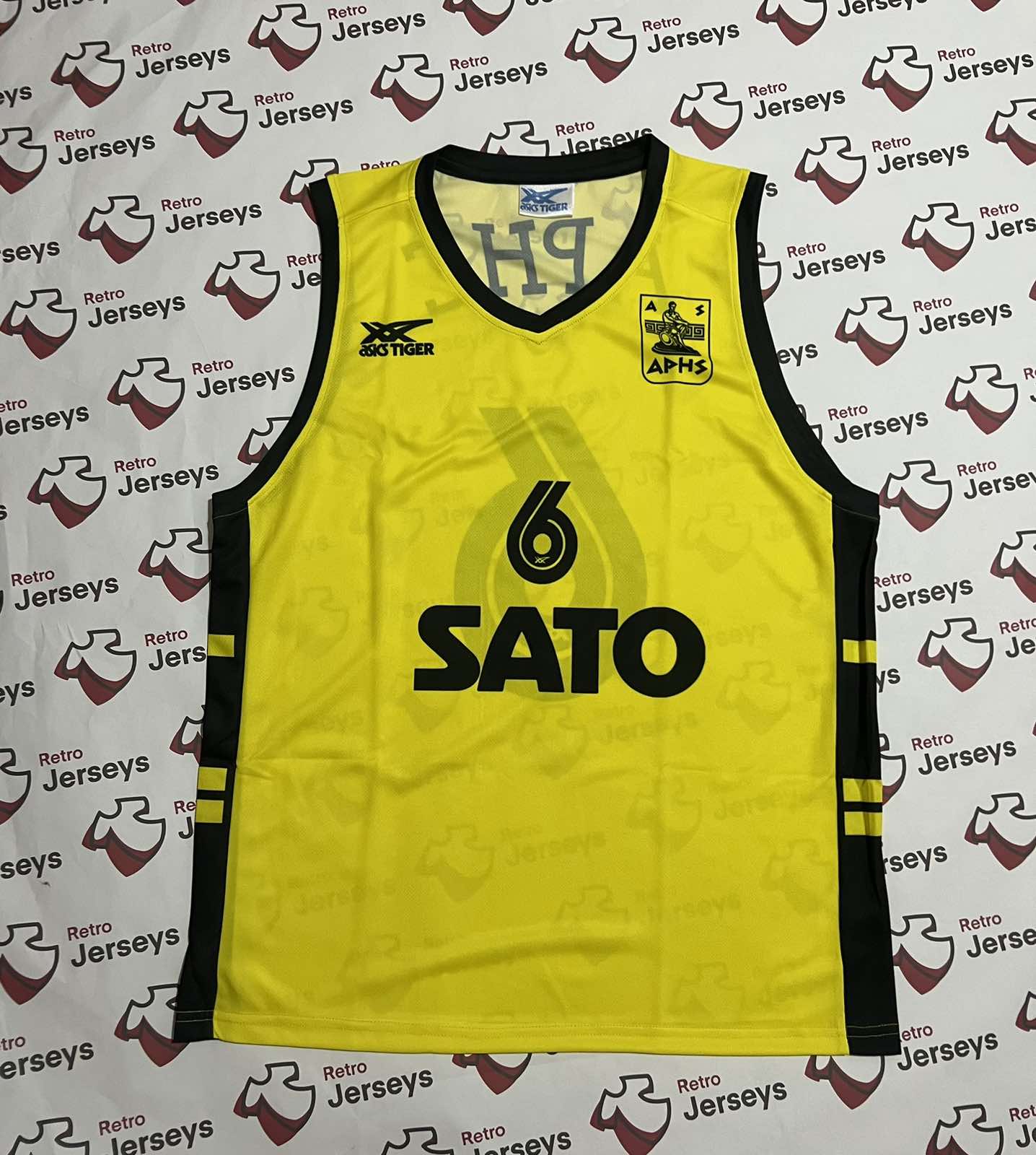 Aris Thessaloniki Basketball Shirt 1987-1988 Home - Retro Jerseys, Φανέλα μπάσκετ  Άρη