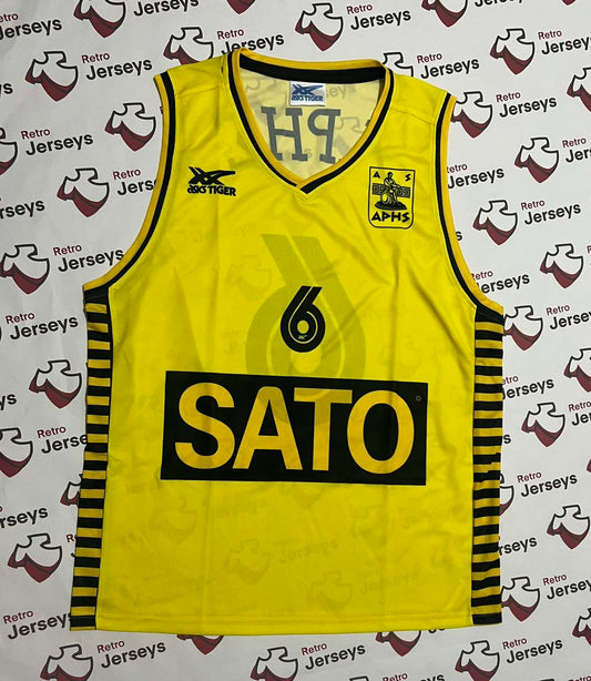 Aris Thessaloniki Basketball Shirt 1980's Home - Retro Jerseys, Φανέλα μπάσκετ  Άρη