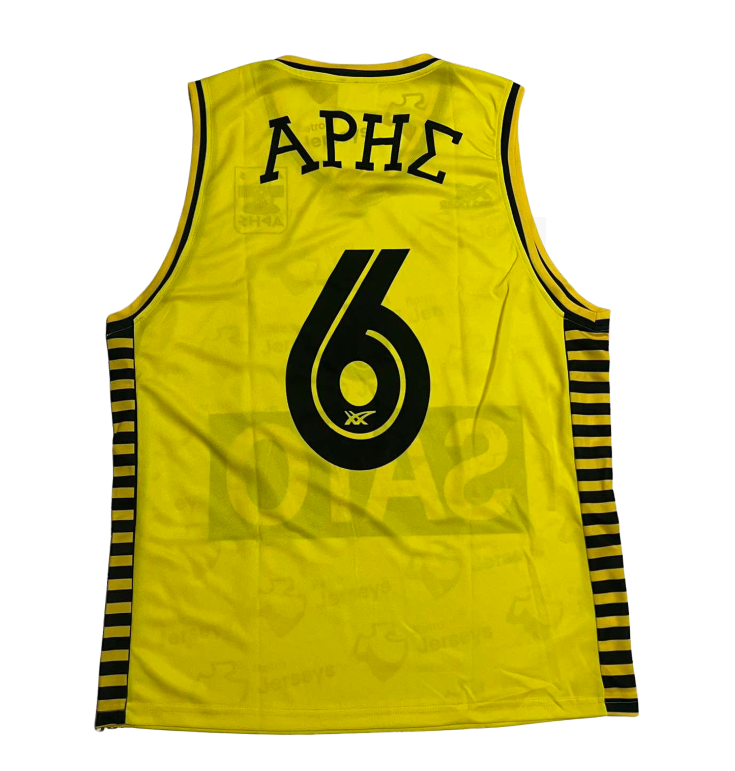 Aris Thessaloniki Basketball Shirt 1980's Home - Retro Jerseys, Φανέλα μπάσκετ  Άρη